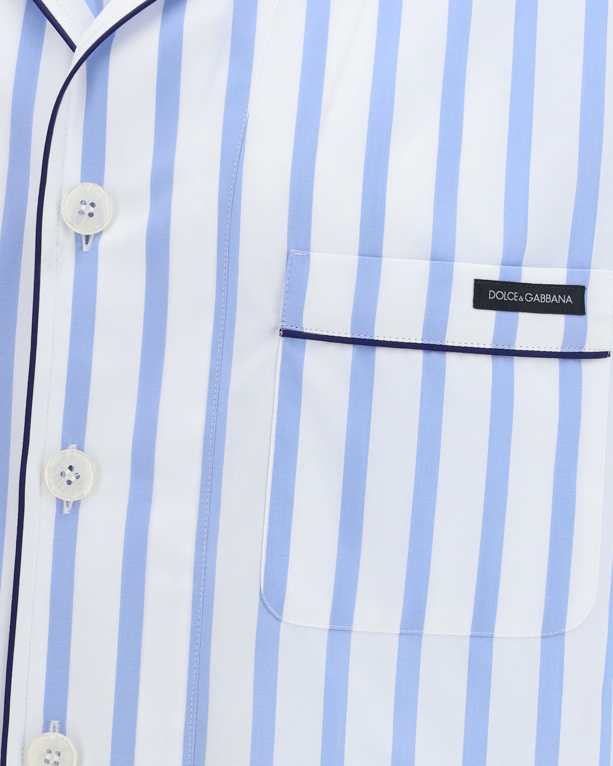 Dolce & Gabbana Poplin Short Sleeved Shirts