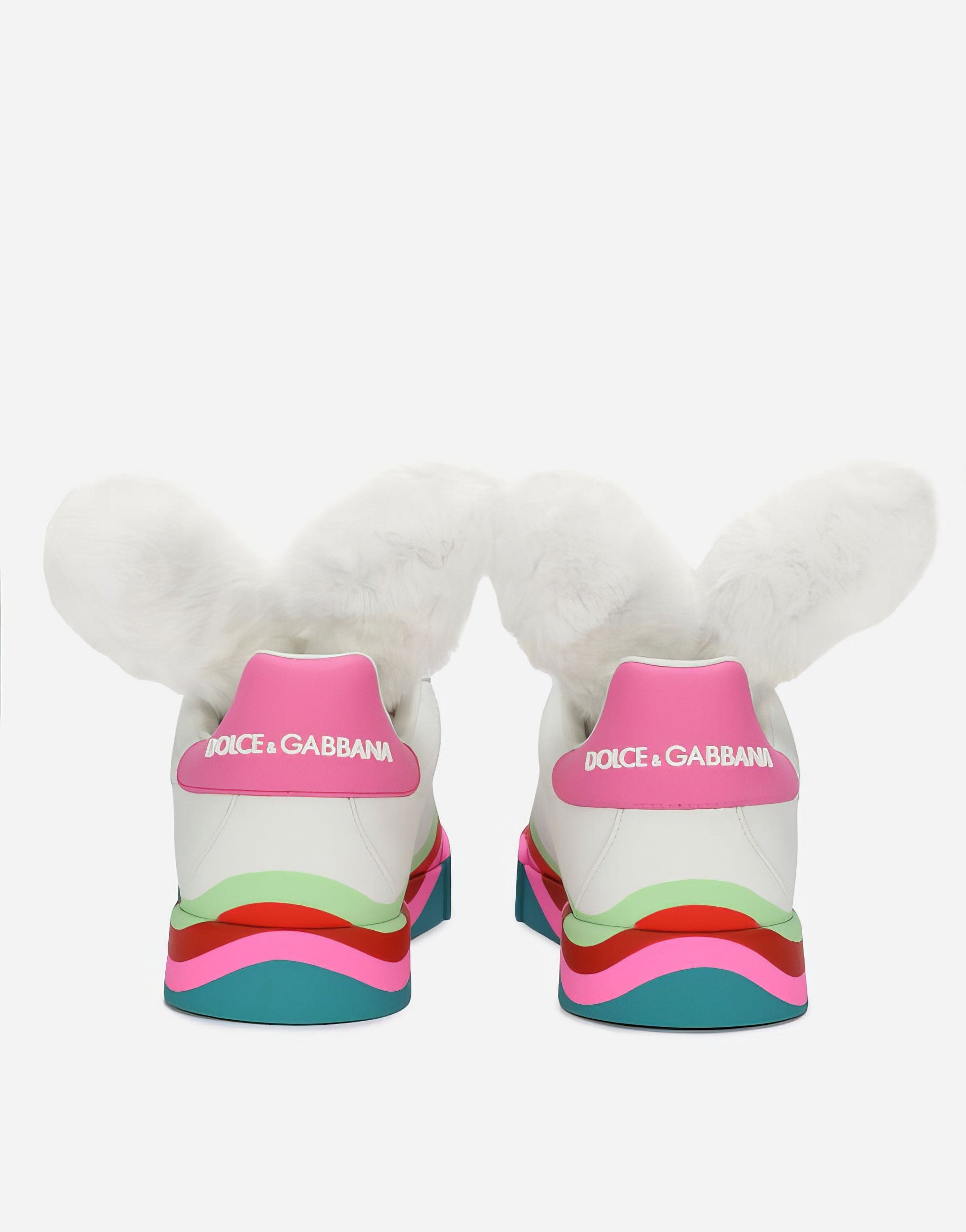 Dolce & Gabbana Portofino Bunny-Ear Sneakers
