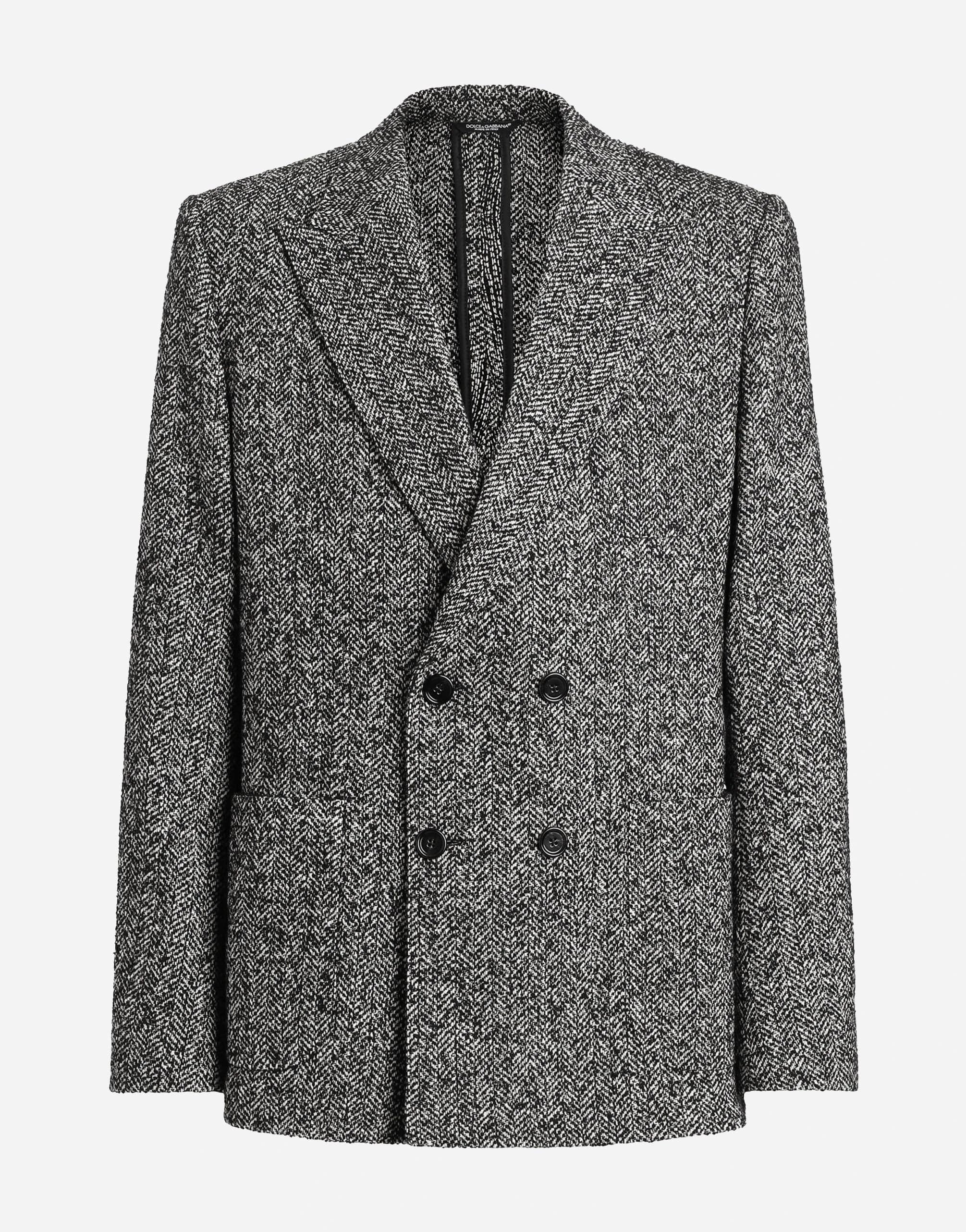 Dolce & Gabbana Portofino Chevron Double-Breasted Jacket