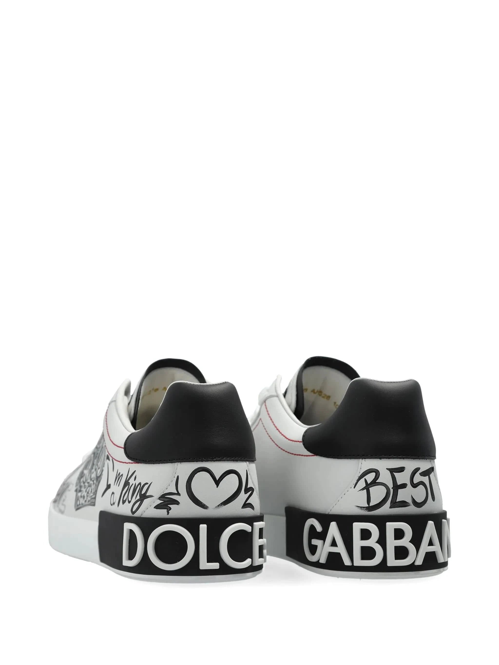 Dolce & Gabbana Portofino Crown-Patch Sneakers