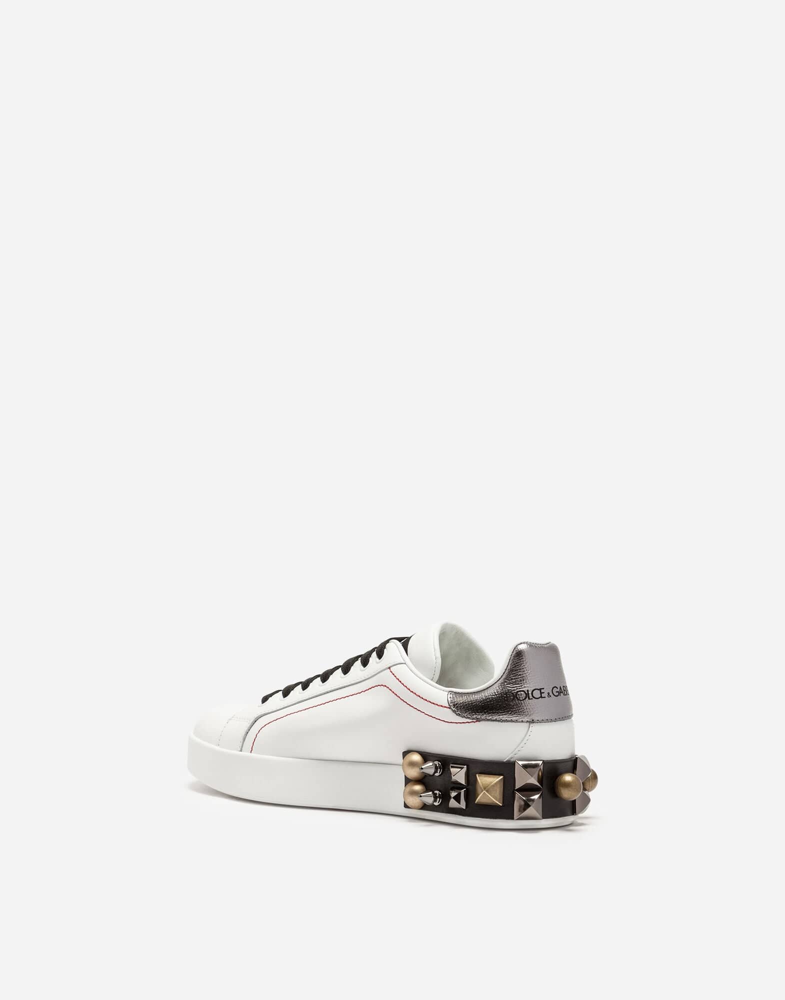 Dolce & Gabbana Portofino Floral-Print Sneakers