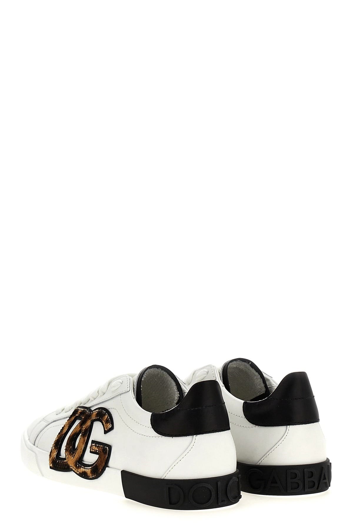 Dolce & Gabbana Baskets Portofino en cuir - alternate view