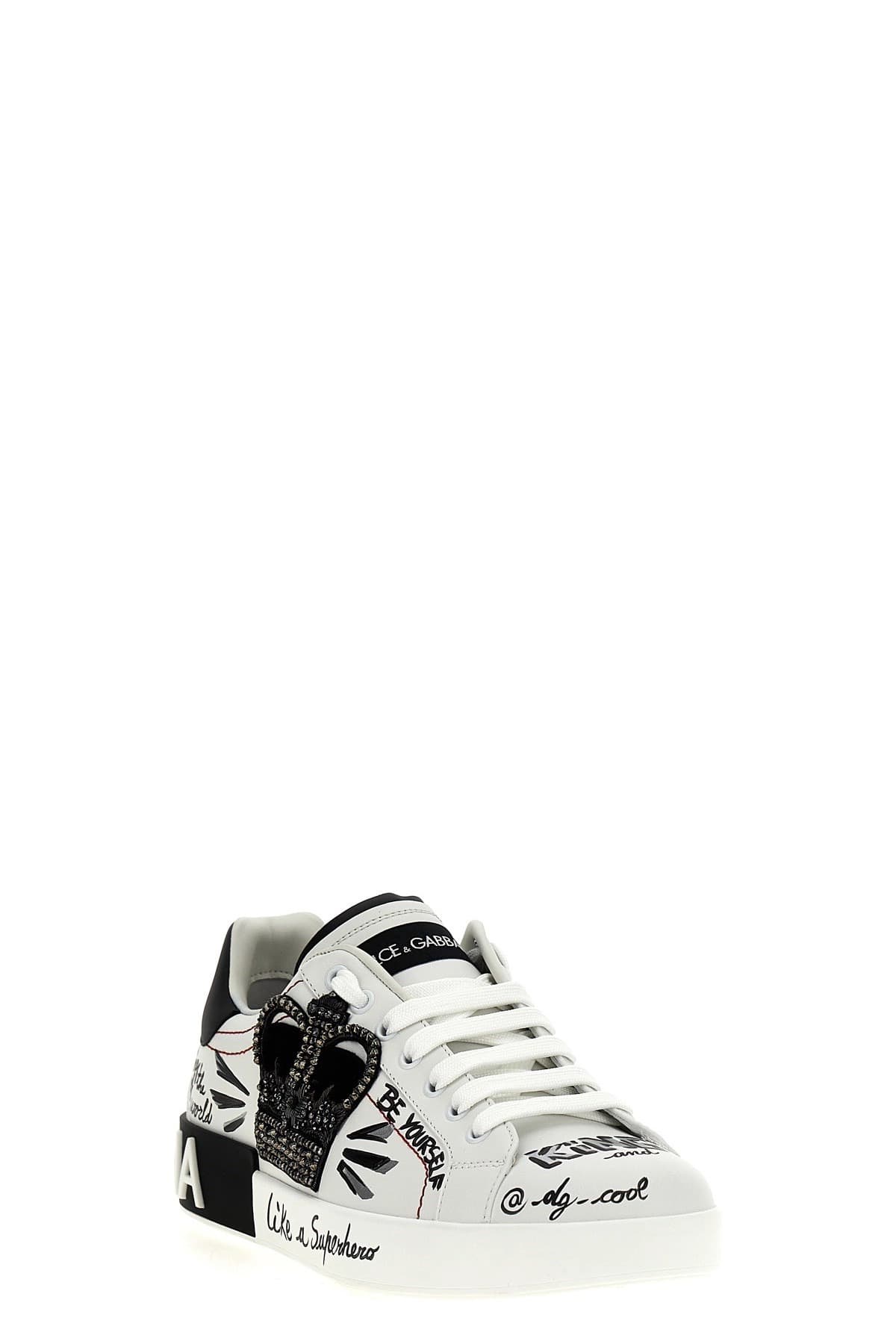 Dolce & Gabbana Dolce & Gabbana Portofino Leather Sneakers