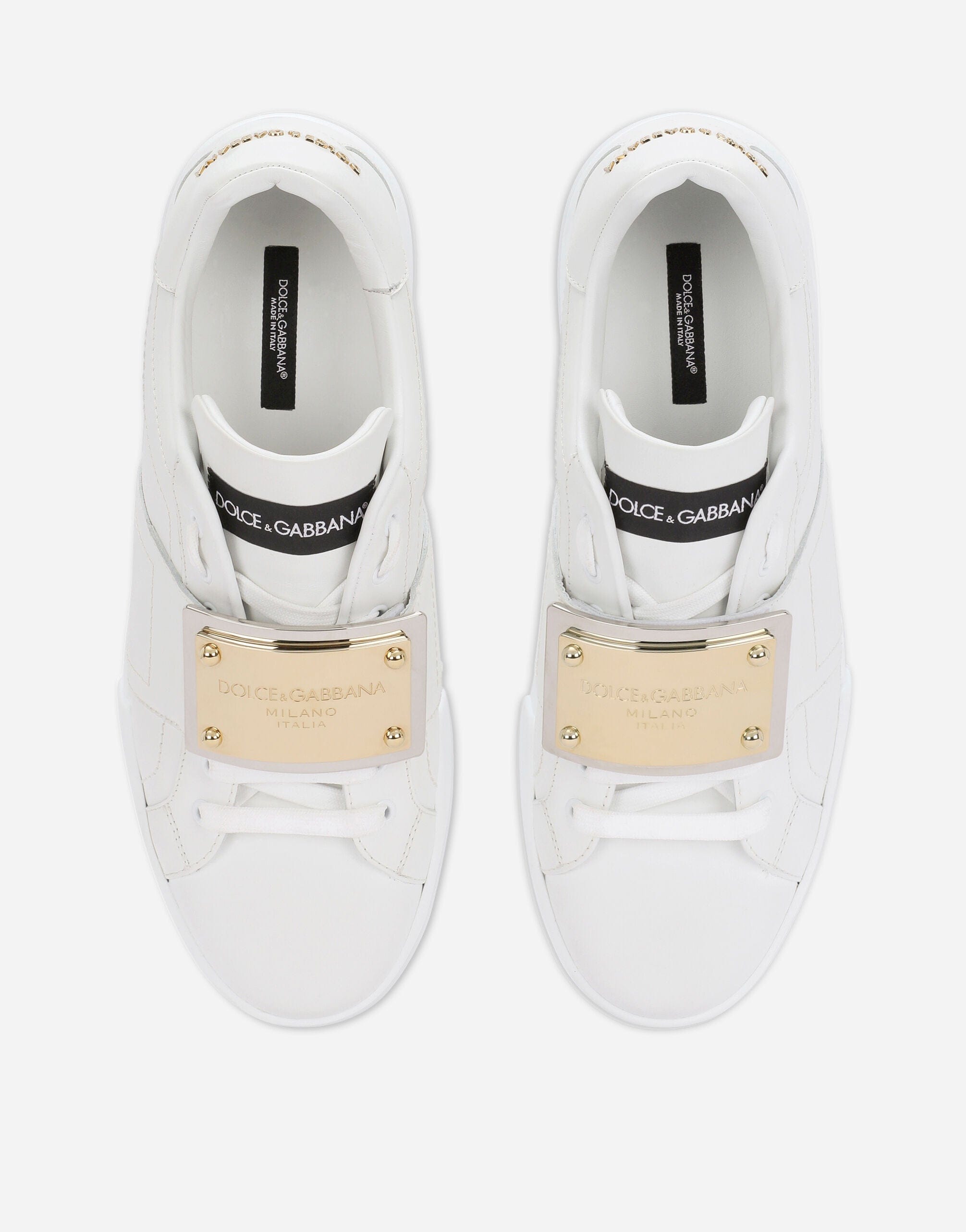 Dolce & Gabbana Portofino Logo-Plaque Sneakers