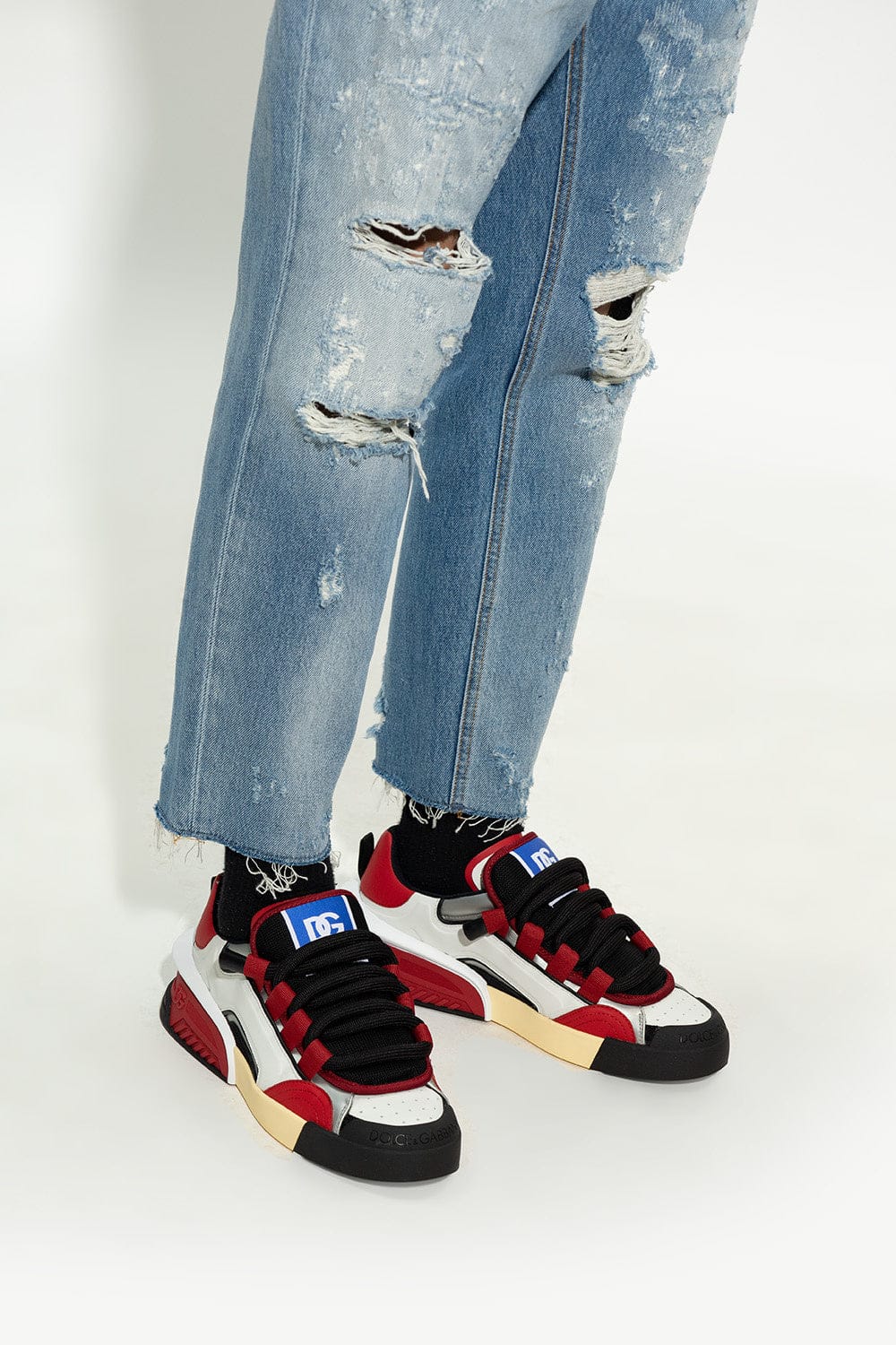 Dolce & Gabbana Portofino 多色運動鞋