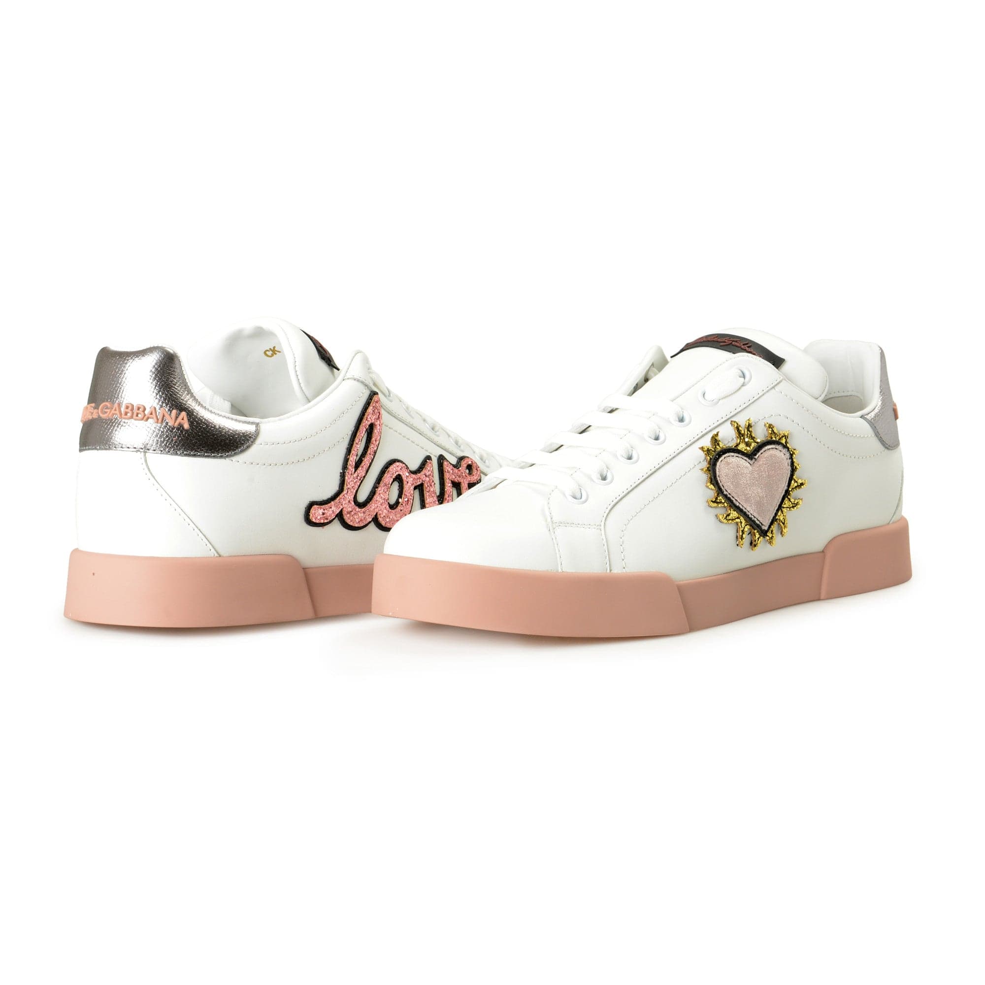 Dolce & Gabbana Portofino Sacred Heart Sneakers