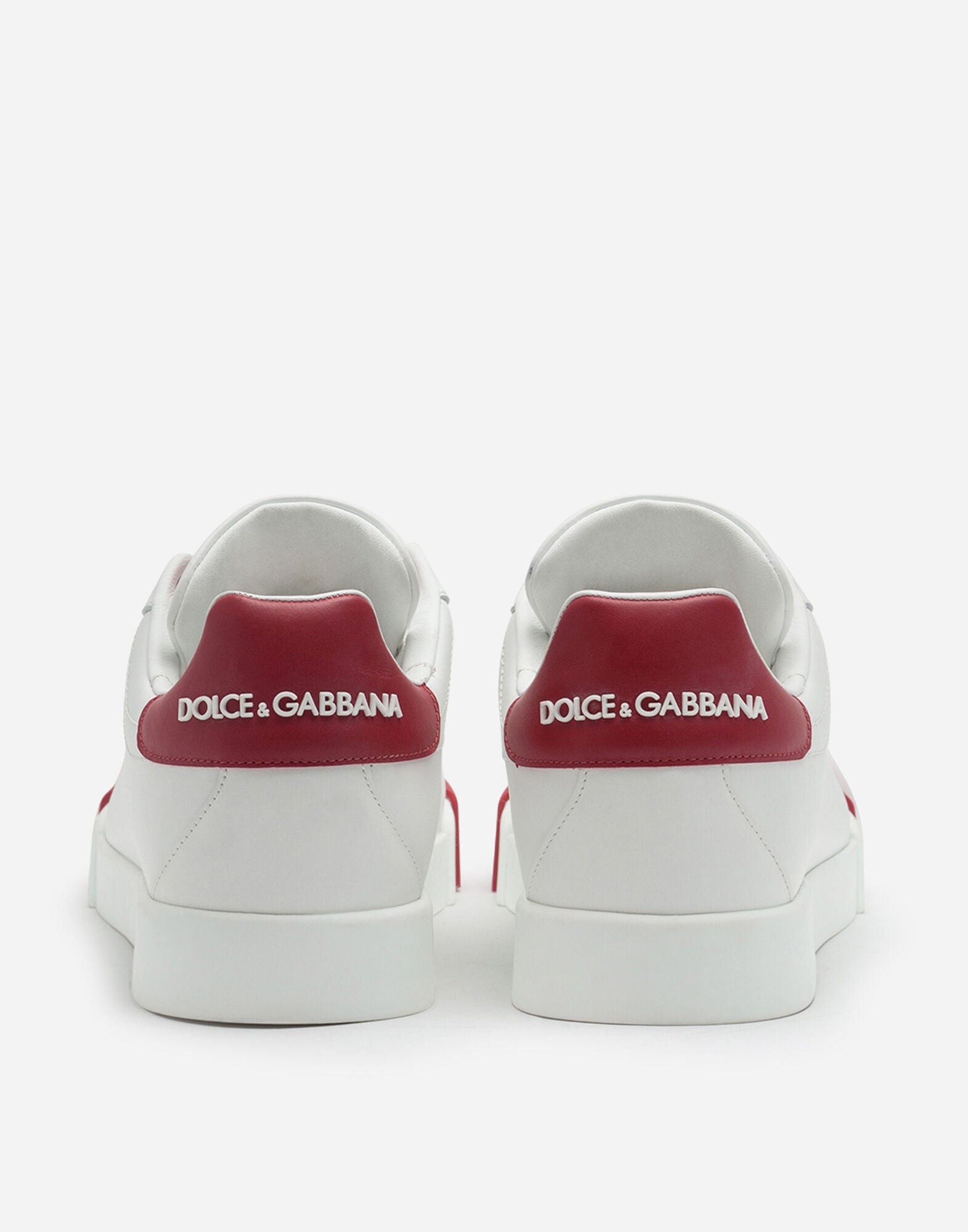 Dolce & Gabbana Portofino sneakers in nappa leather and rubber toe-cap