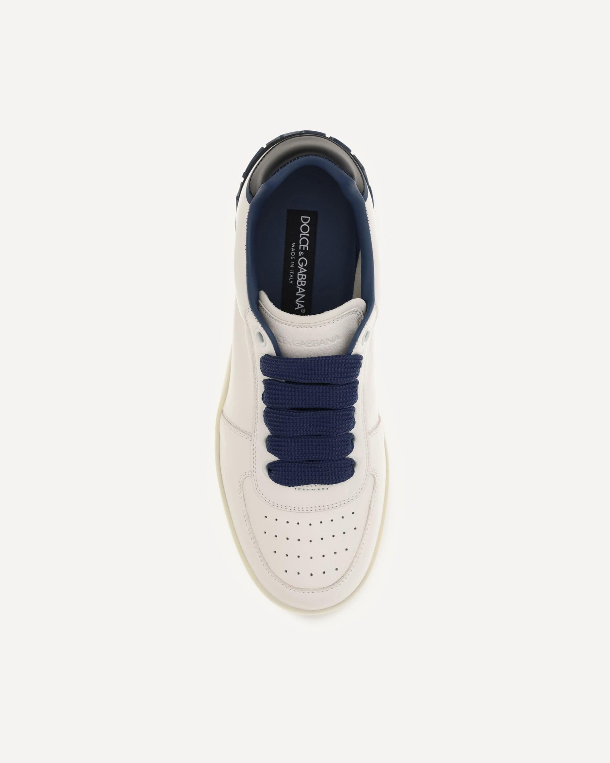 Dolce & Gabbana Portofino Sneakers Hammered Leather