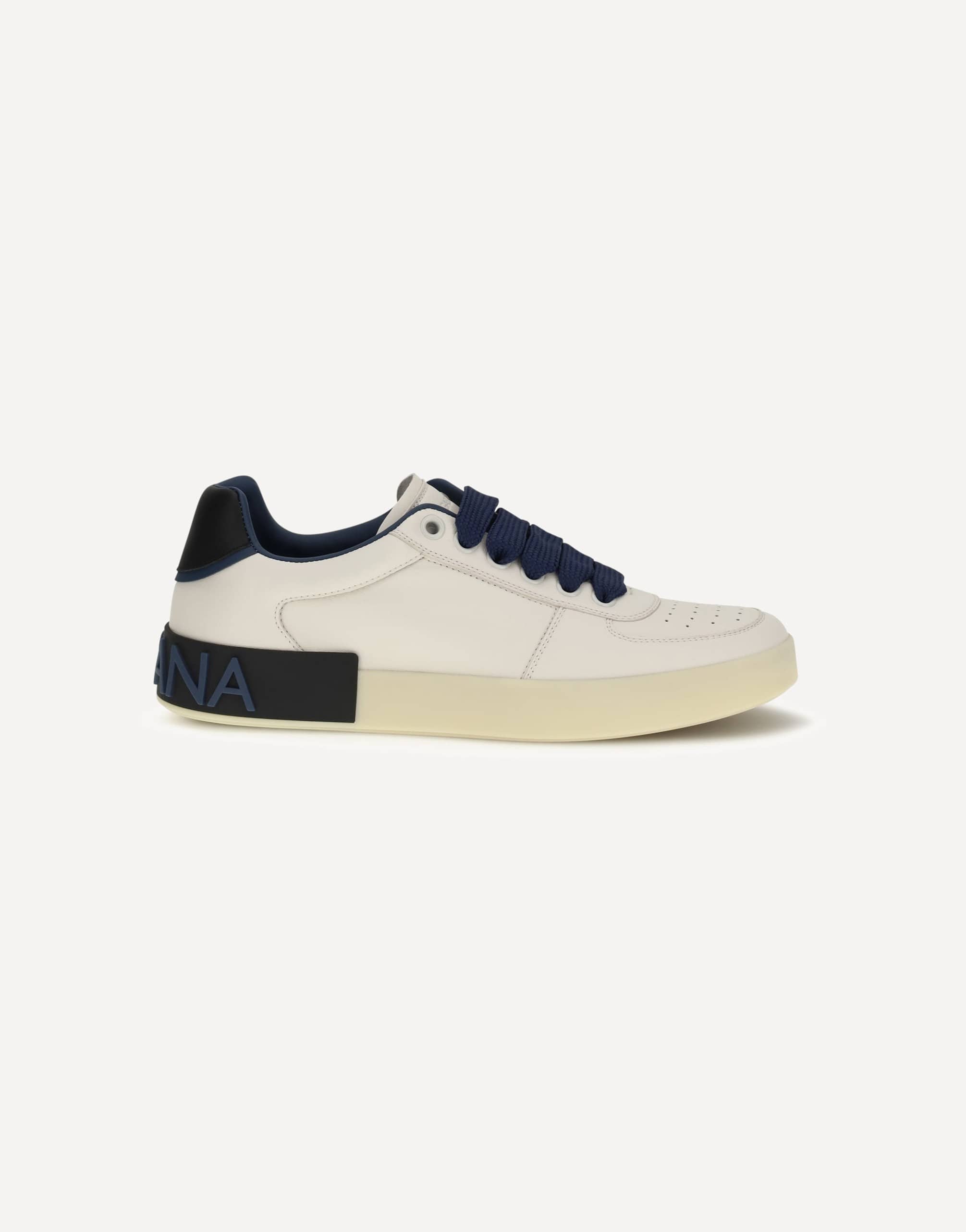 Dolce & Gabbana Portofino Sneakers Hammered Leather