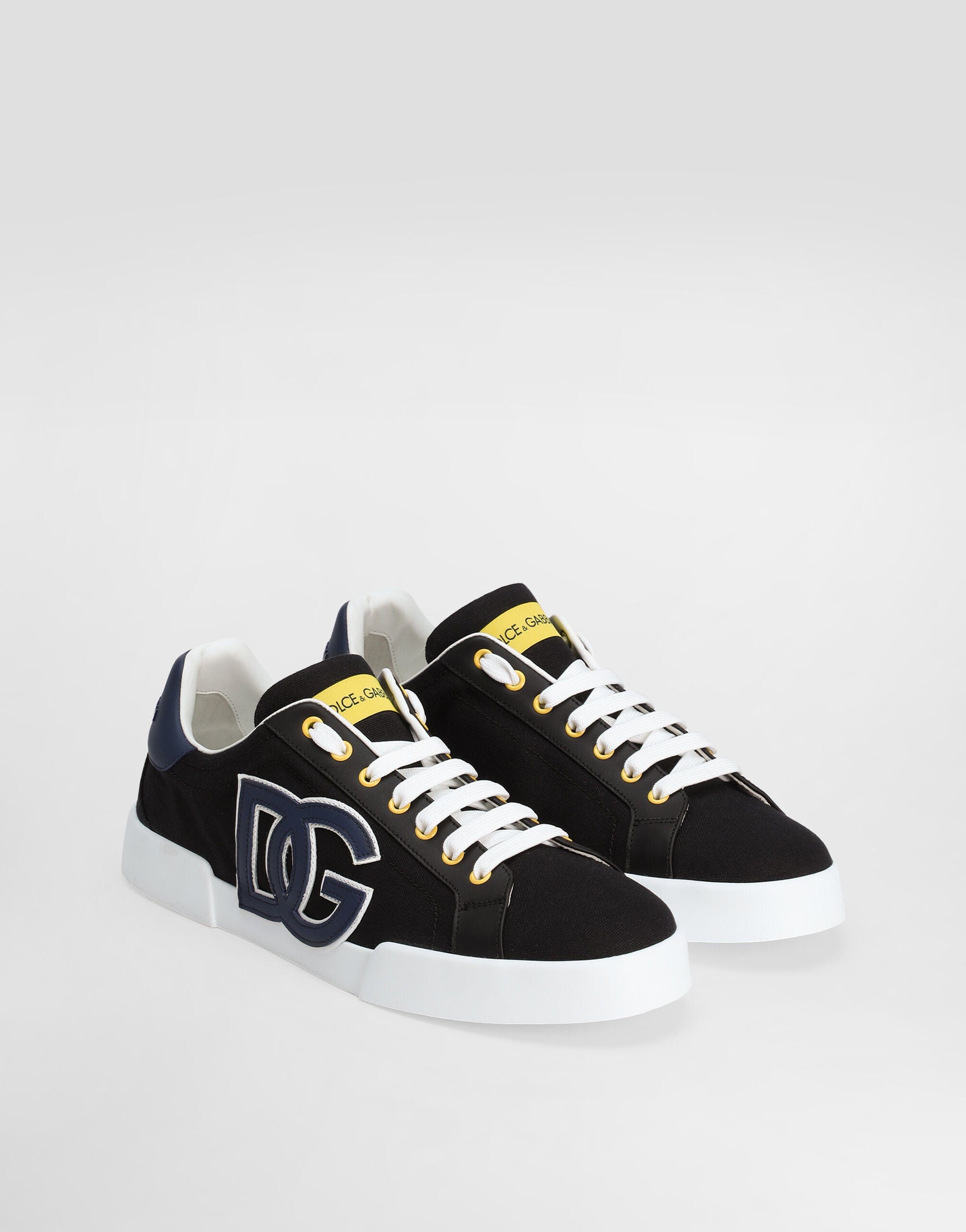 Dolce & Gabbana Portofino Strobel Canvas Sneakers