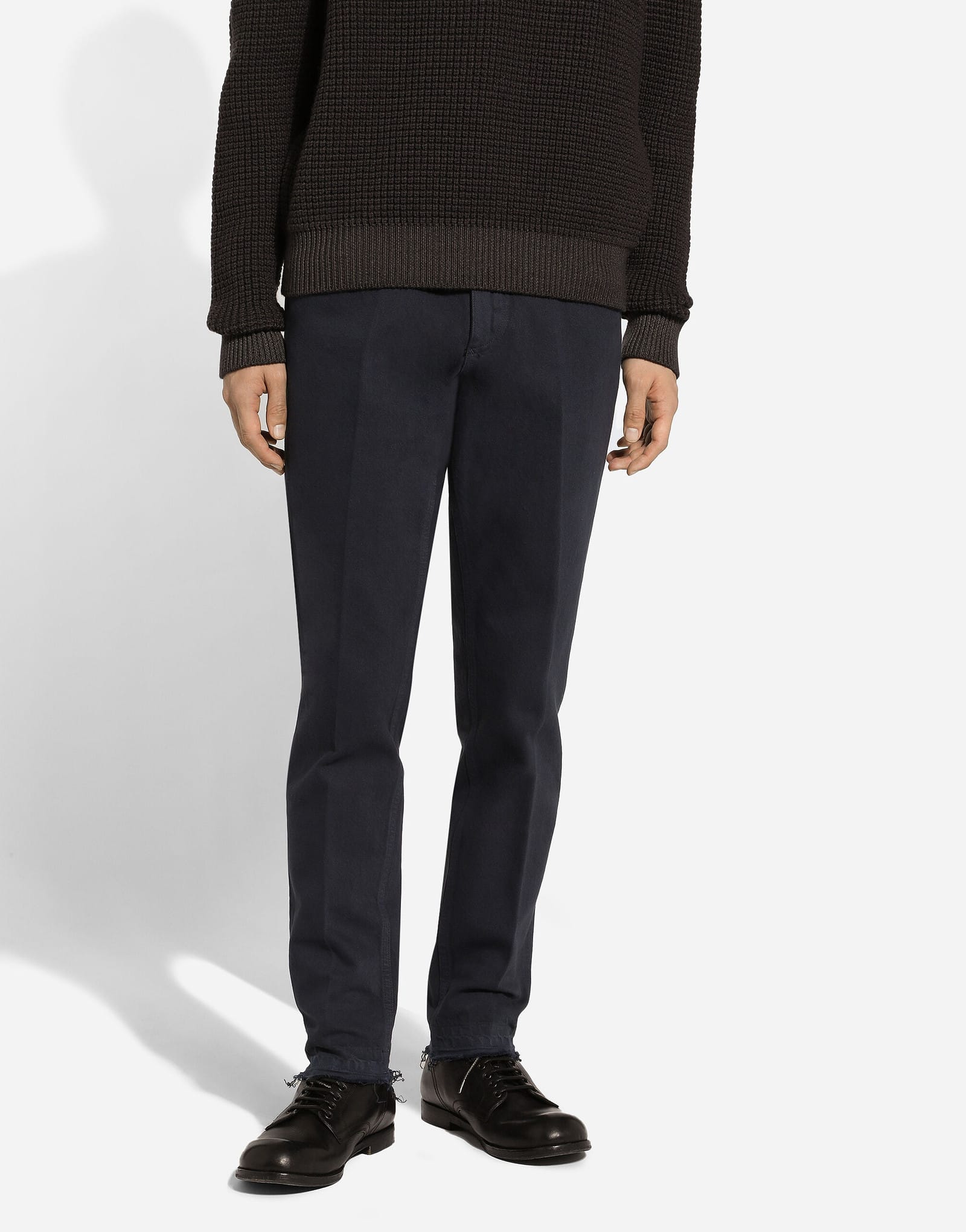 Dolce & Gabbana Pressed-Crease Slim-Cut Jeans