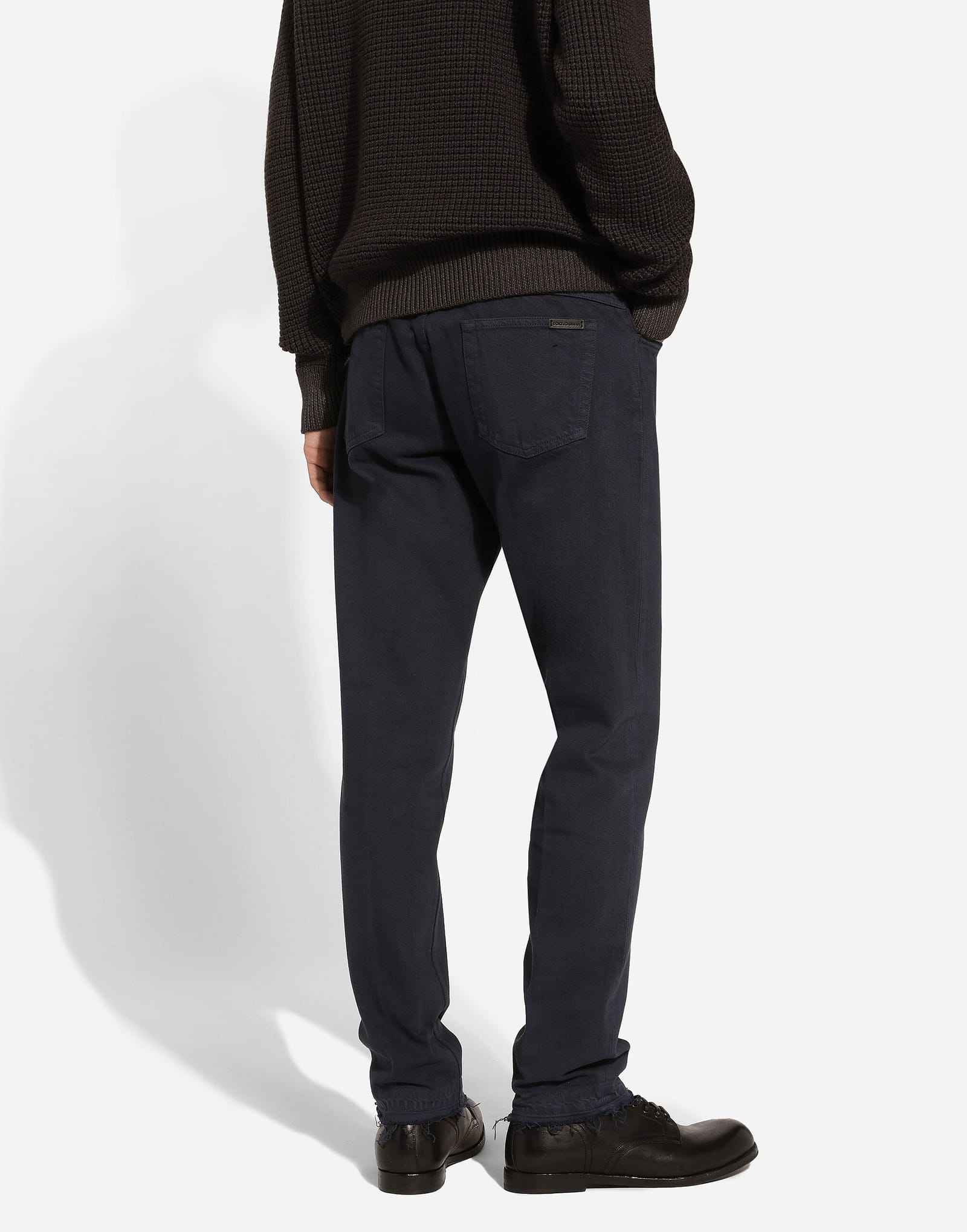 Dolce & Gabbana Pressed-Crease Slim-Cut Jeans