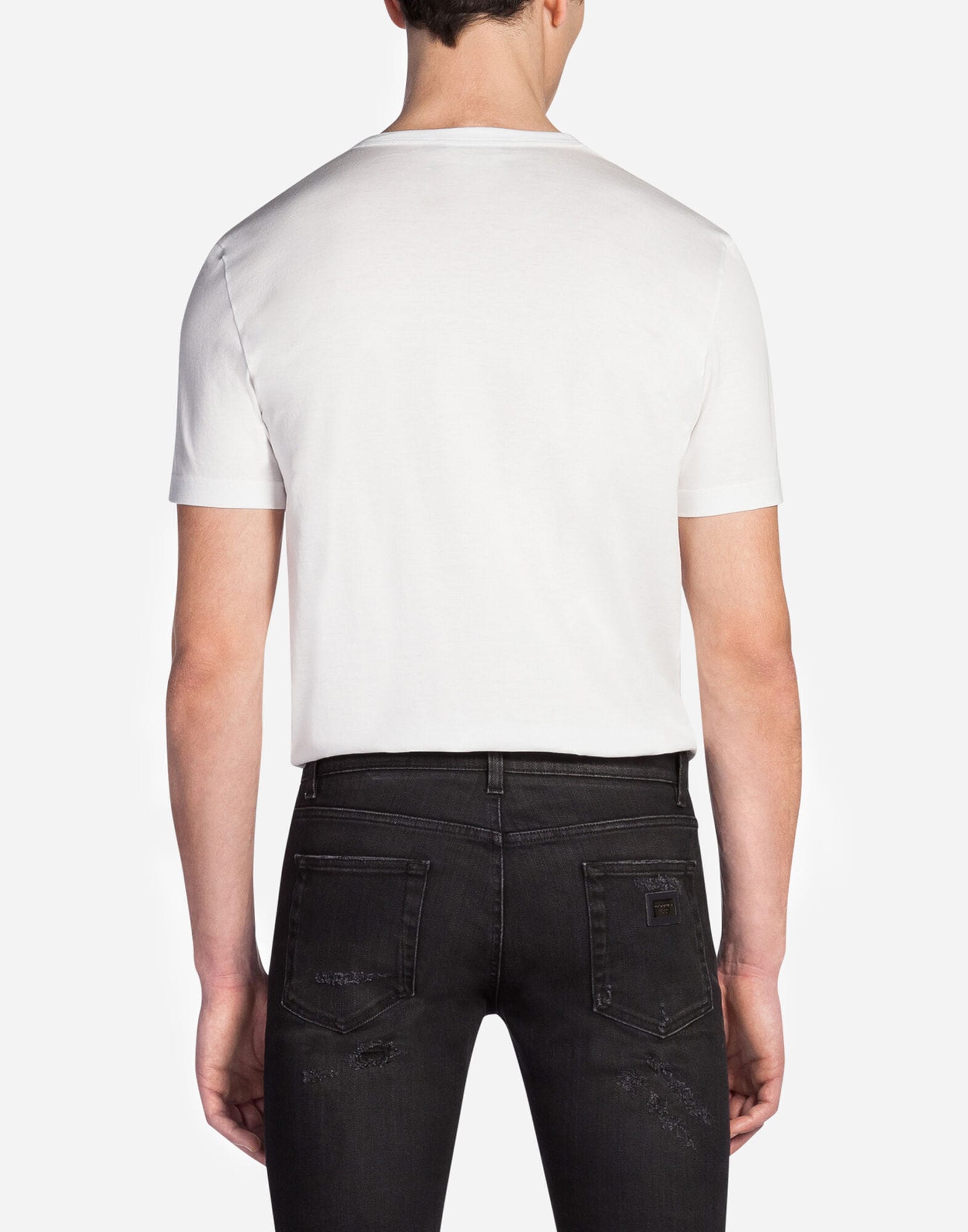 Dolce & Gabbana Printed Logo Cotton T-Shirt