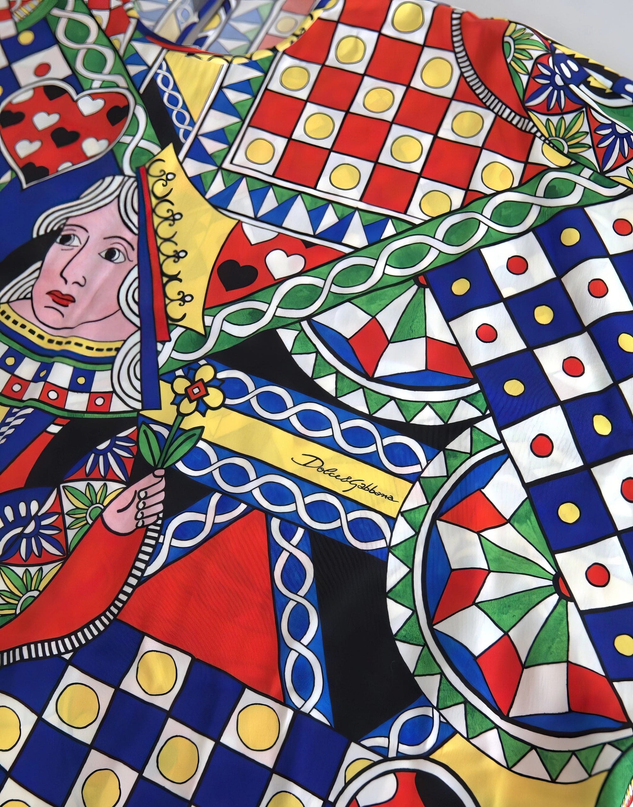 Dolce & Gabbana Queen of Hearts Blouse