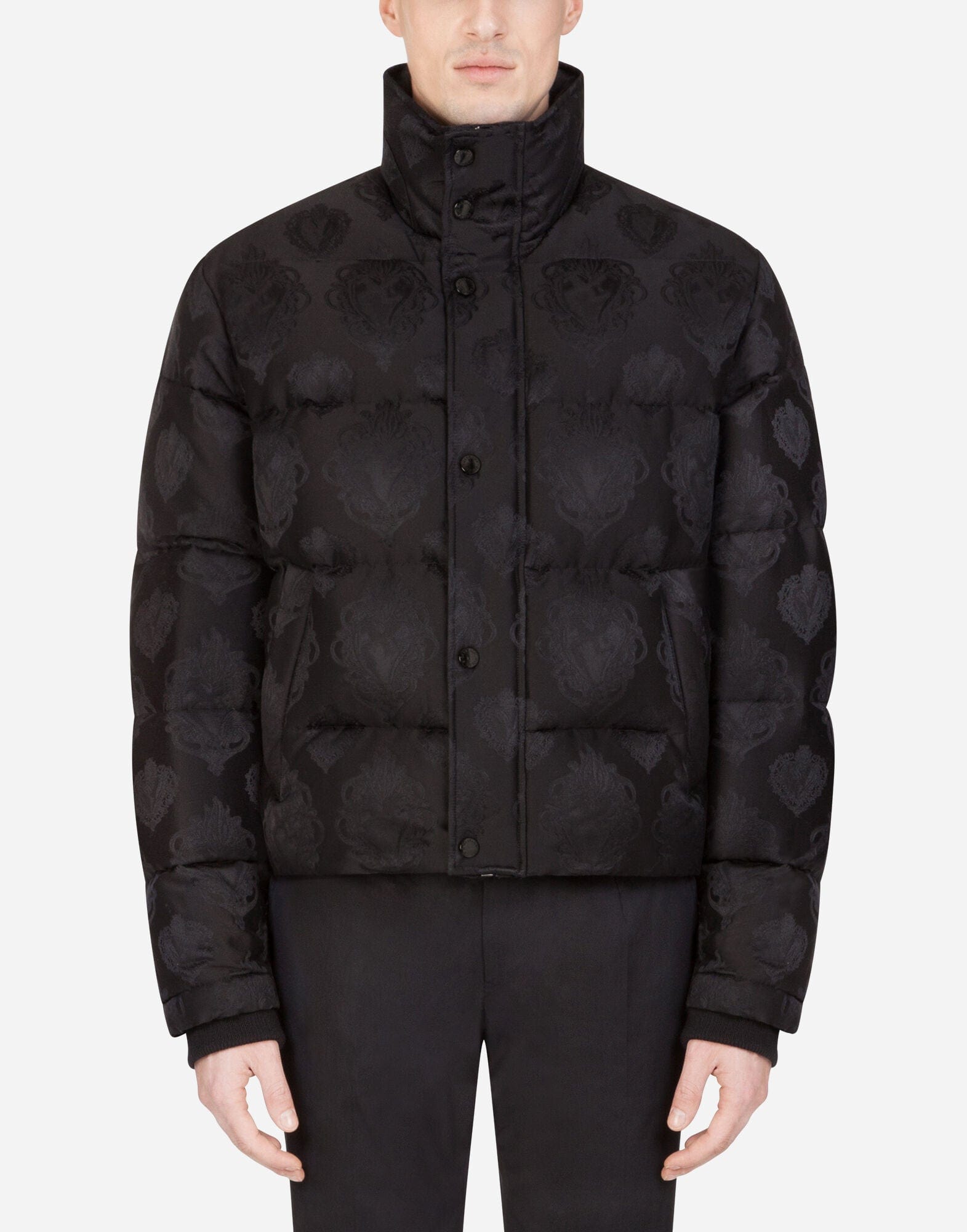 Dolce & Gabbana Quilted Jacquard Jacket
