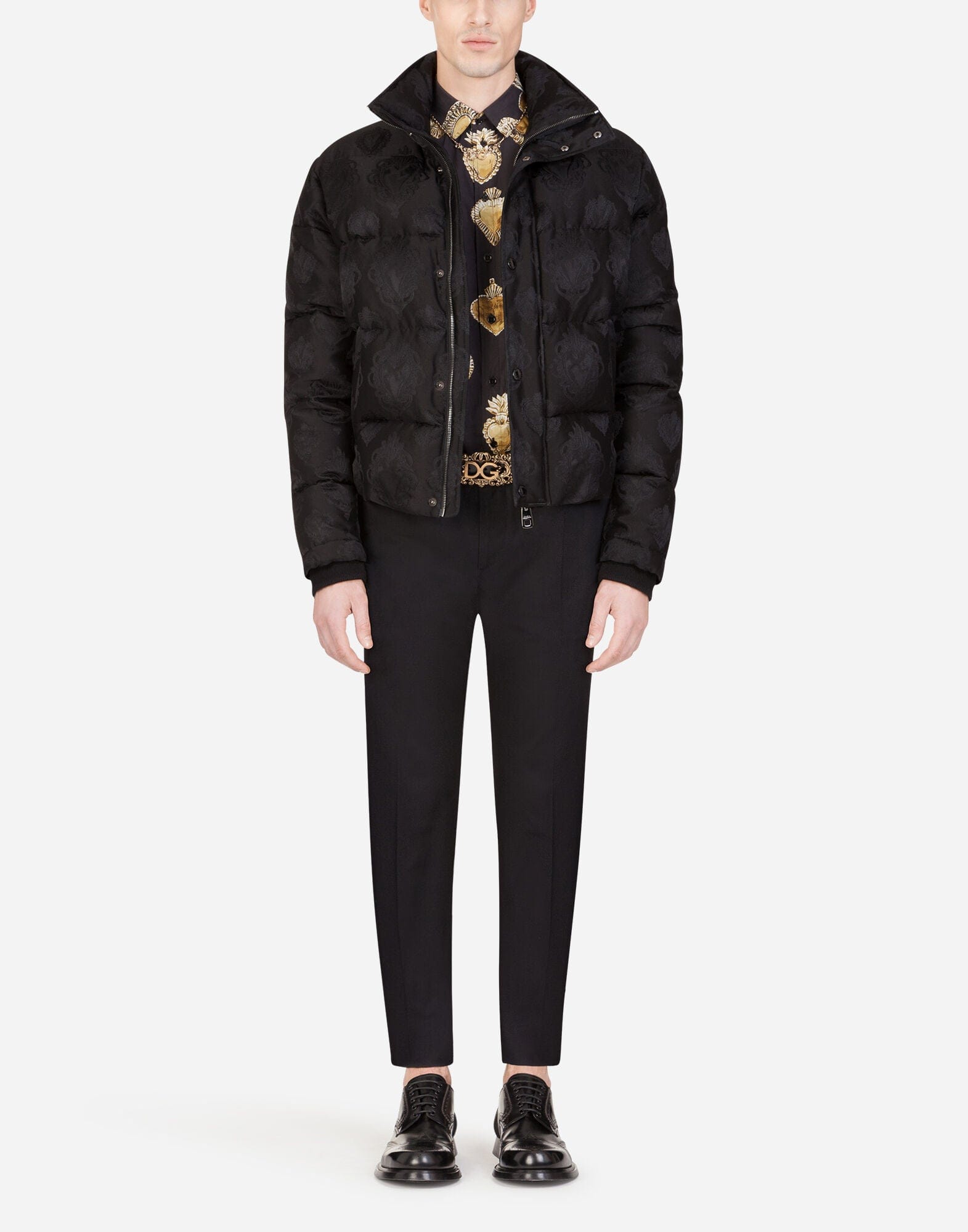 Dolce & Gabbana Quilted Jacquard Jacket