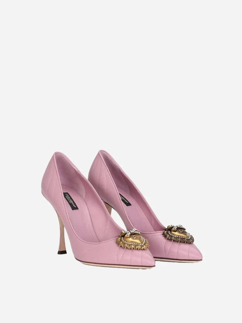 Dolce & Gabbana Quilted Nappa Devotion Pumps