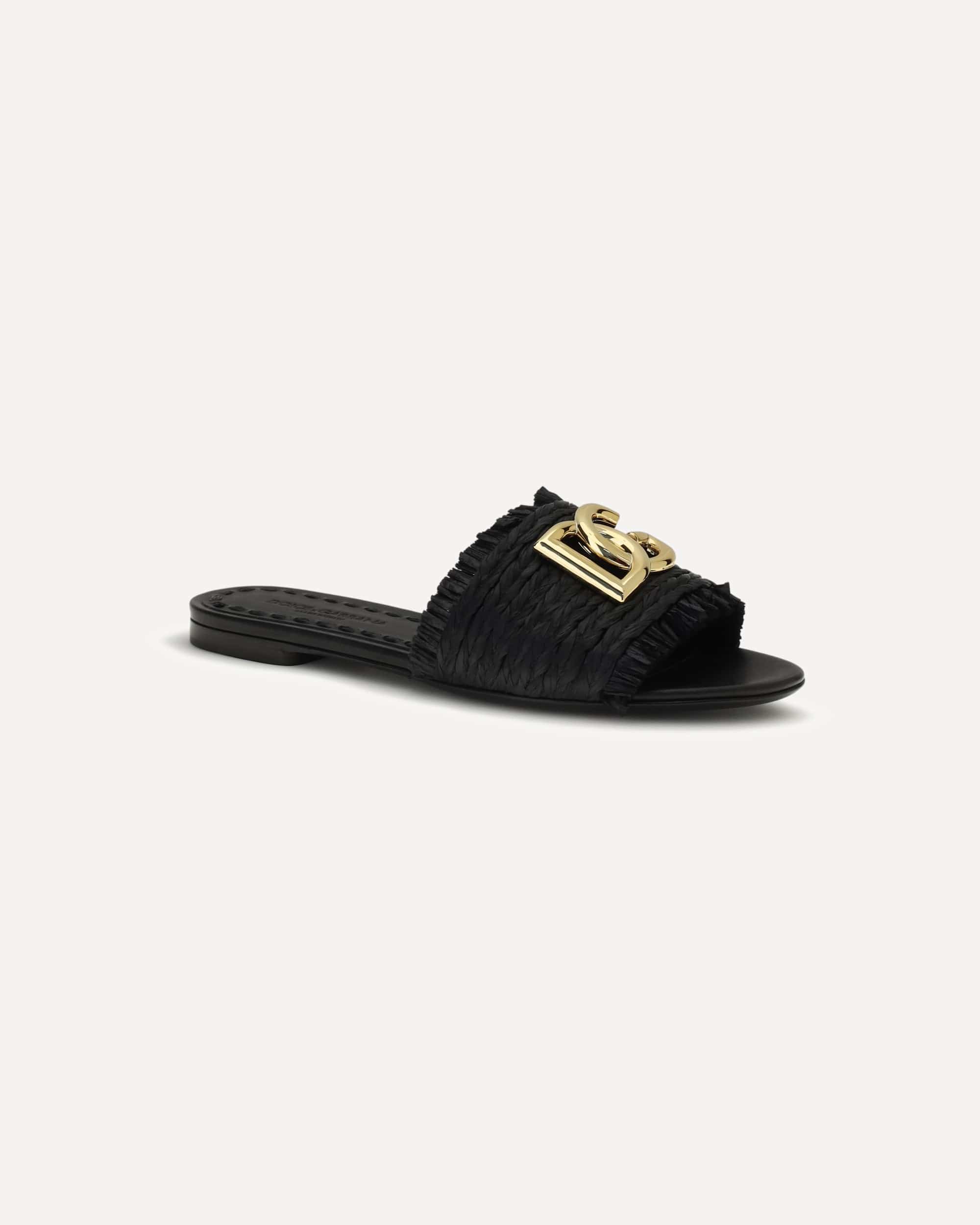 Dolce & Gabbana Raffia Sandals - alternate view
