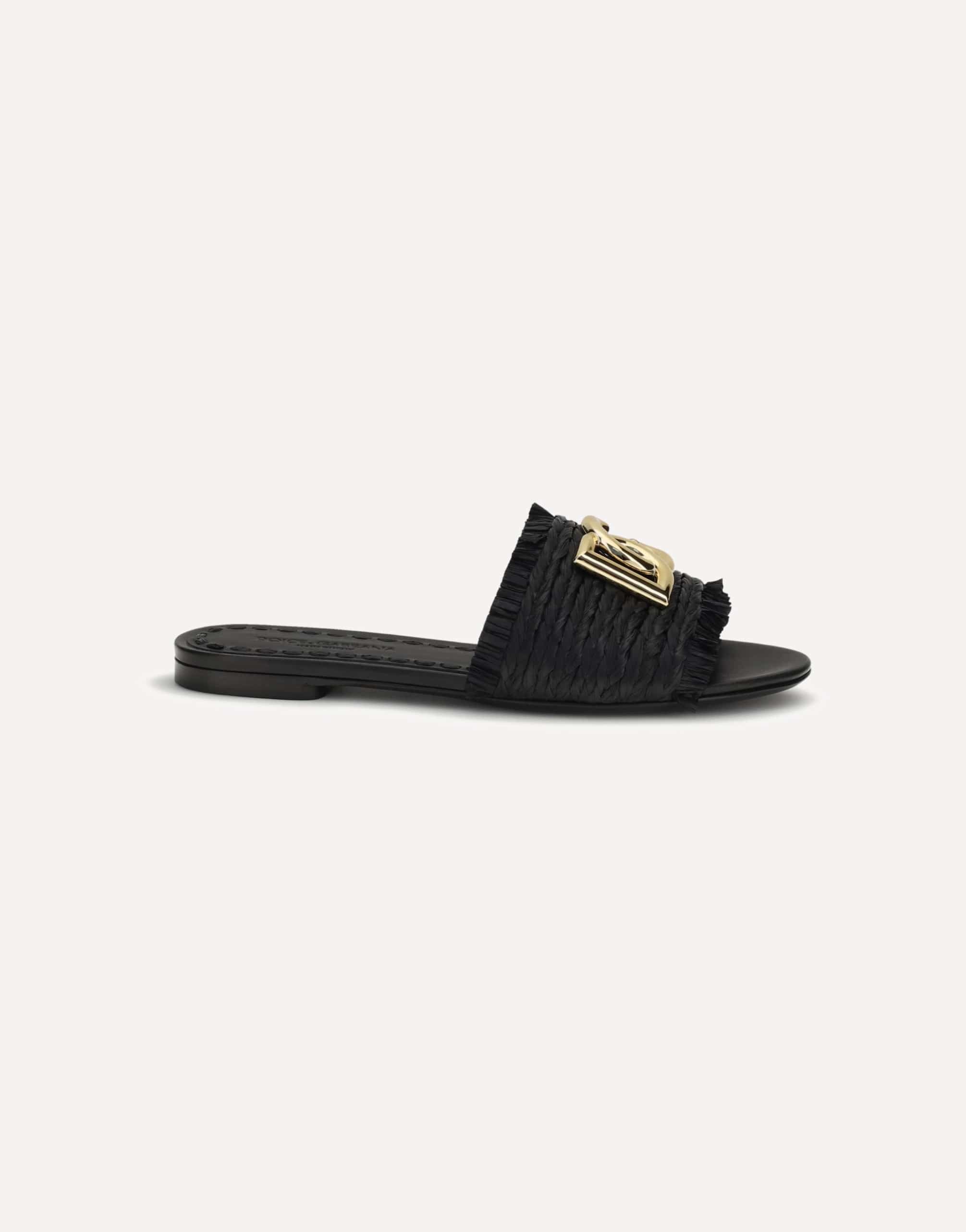 Dolce & Gabbana Raffia Sandals