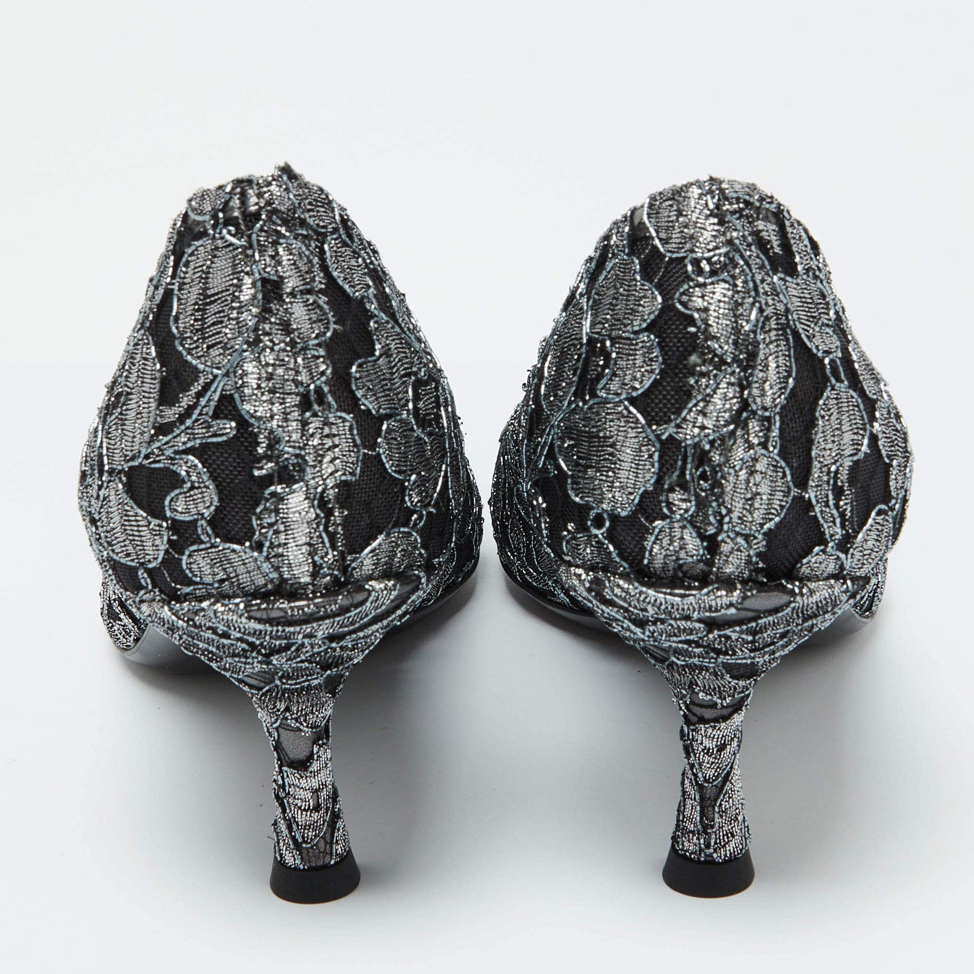 Dolce & Gabbana Rainbow Lace DG Amore Pumps