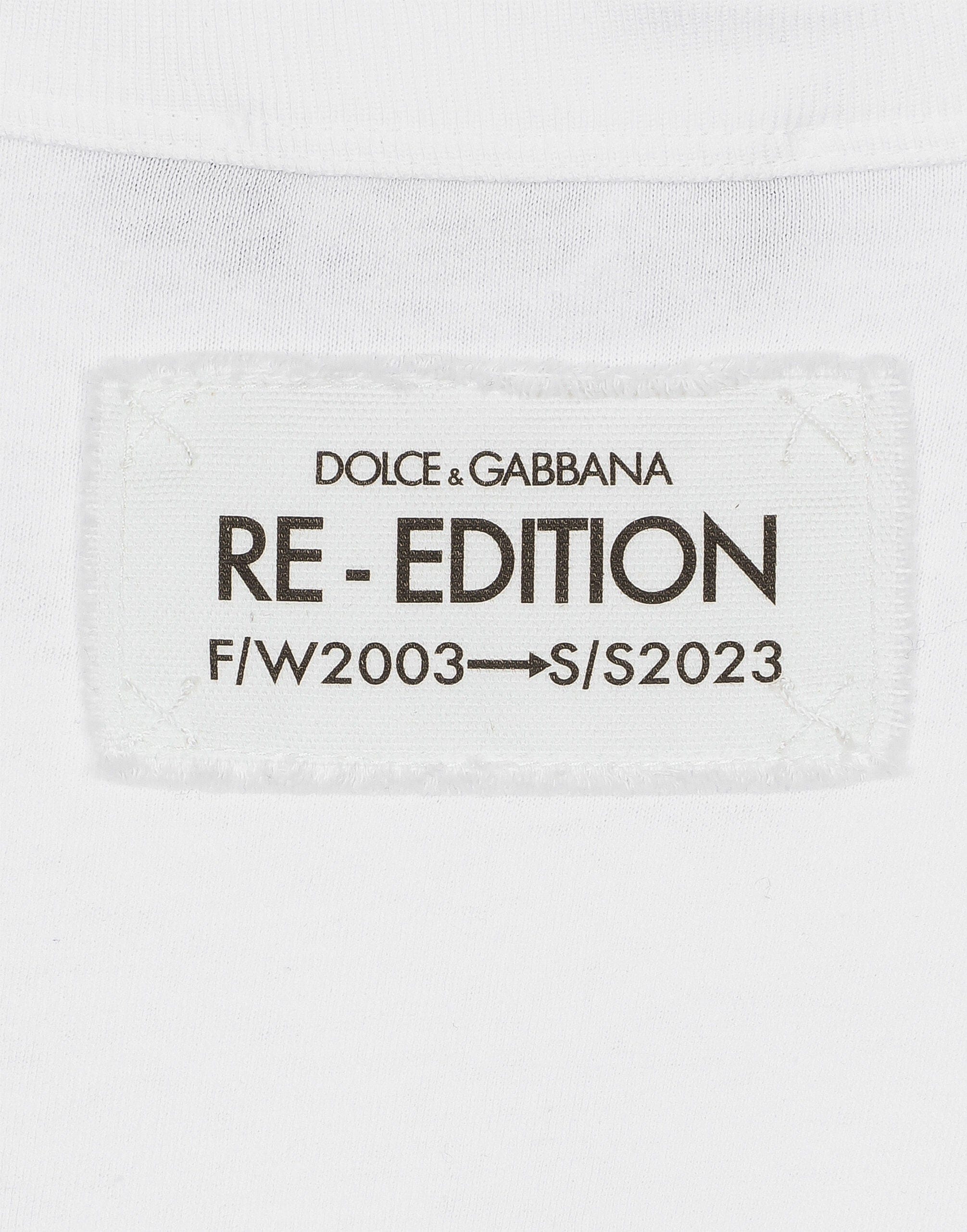 Dolce & Gabbana Re-Edition Patch Cotton T-Shirt
