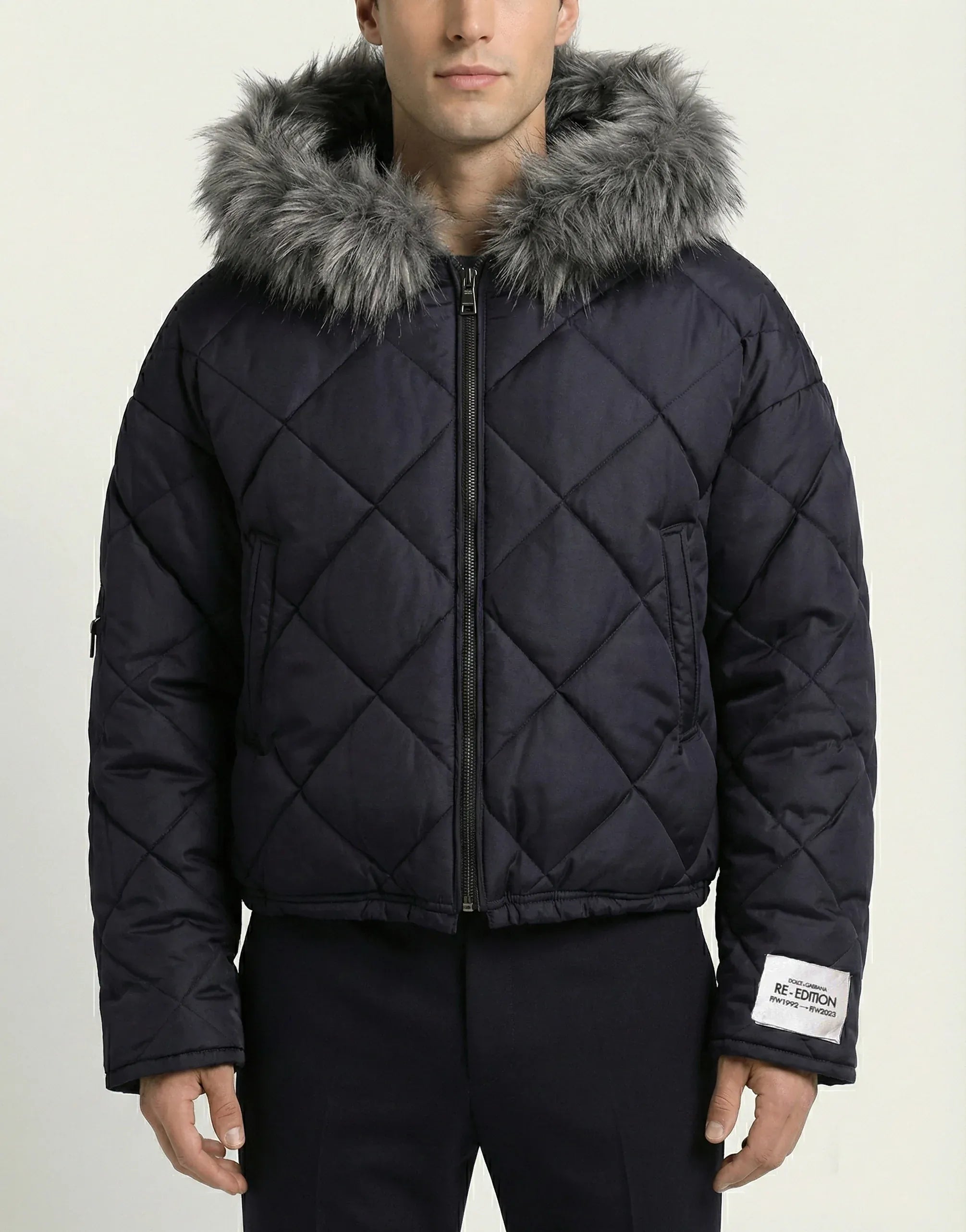 Dolce & Gabbana Re-Edition Quilted Hooded Jacket
