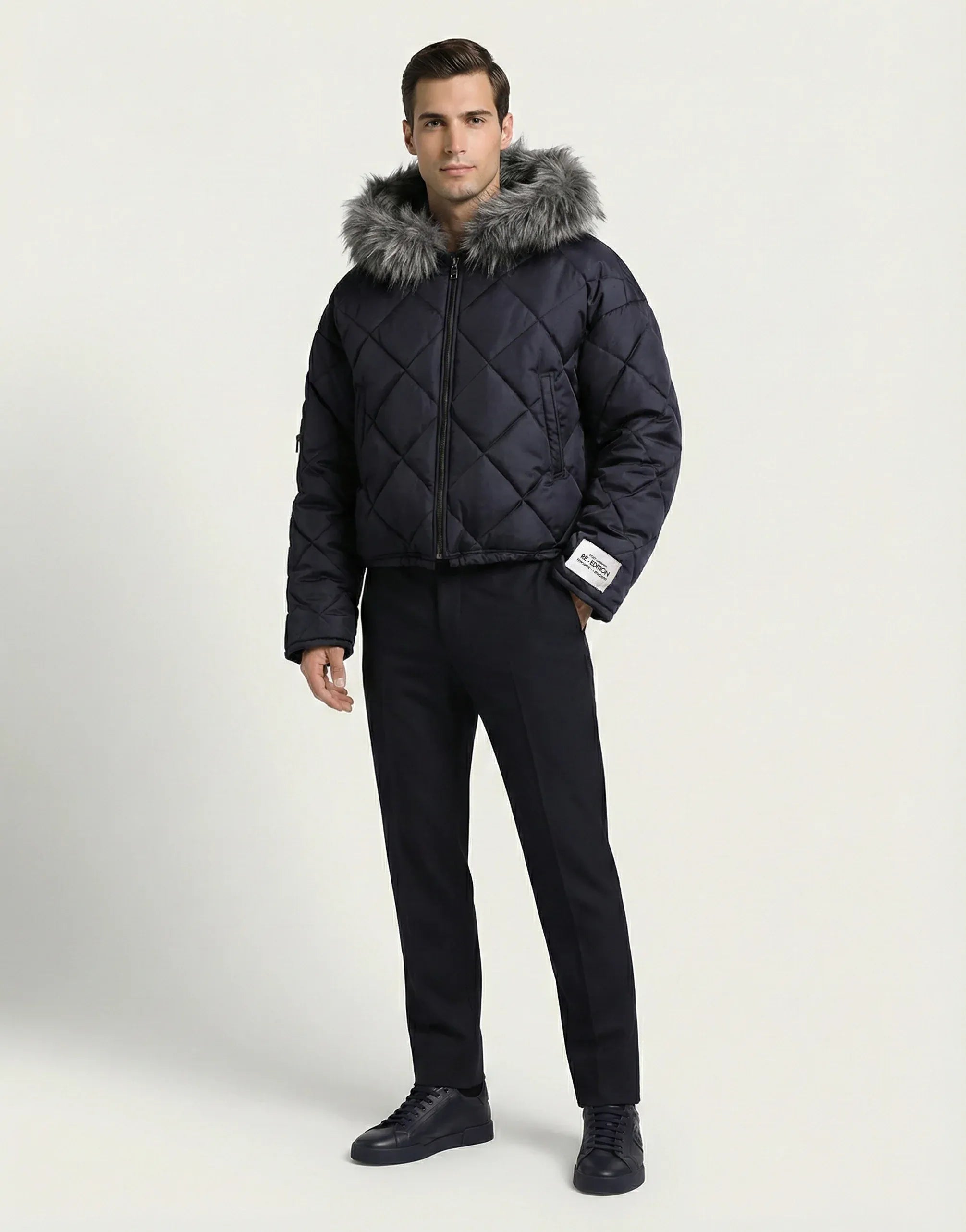 Dolce & Gabbana Re-Edition Quilted Hooded Jacket