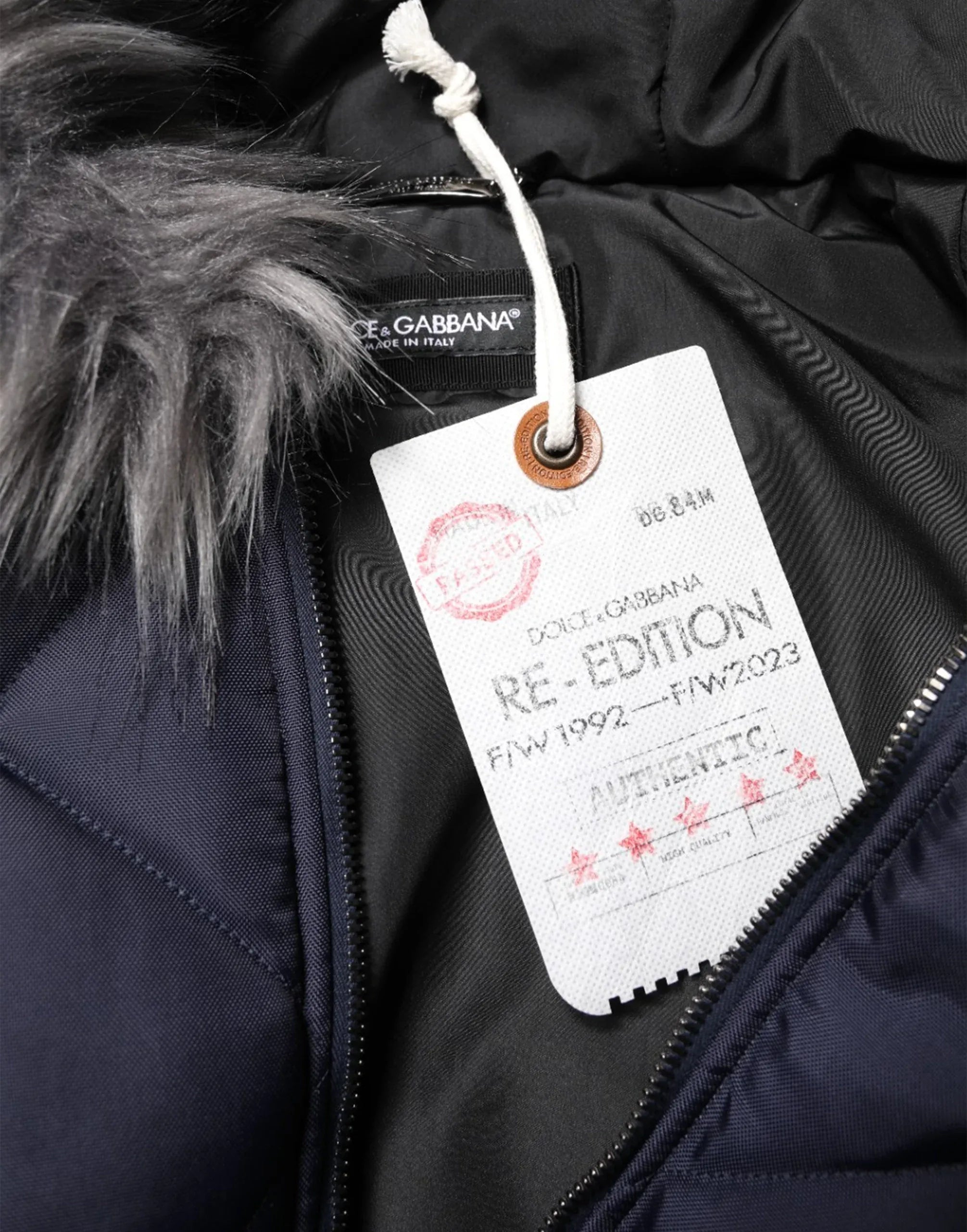 Dolce & Gabbana Re-Edition Quilted Hooded Jacket