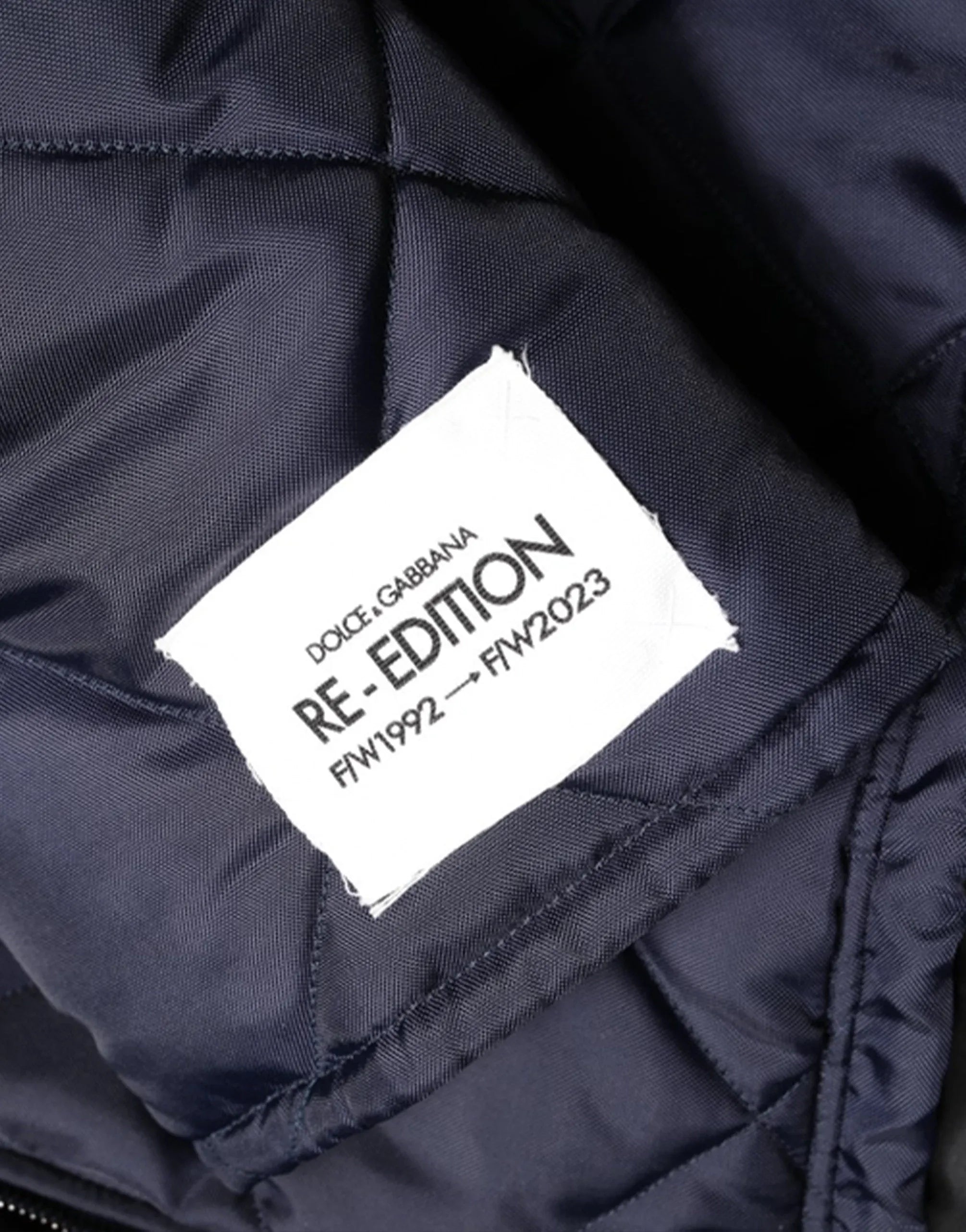 Dolce & Gabbana Re-Edition Quilted Hooded Jacket