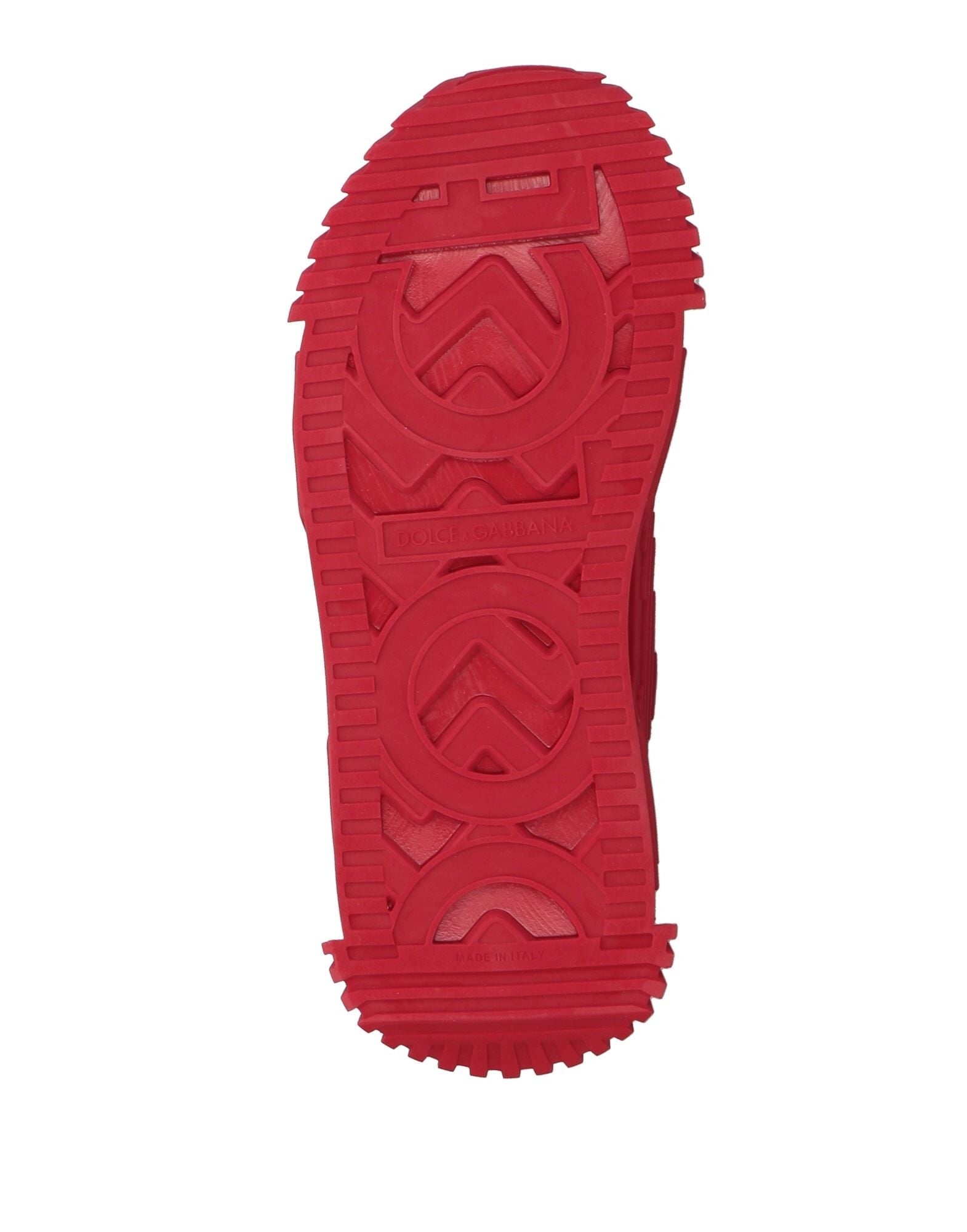 Dolce & Gabbana Red Mixed-Materials NS1 Sneakers