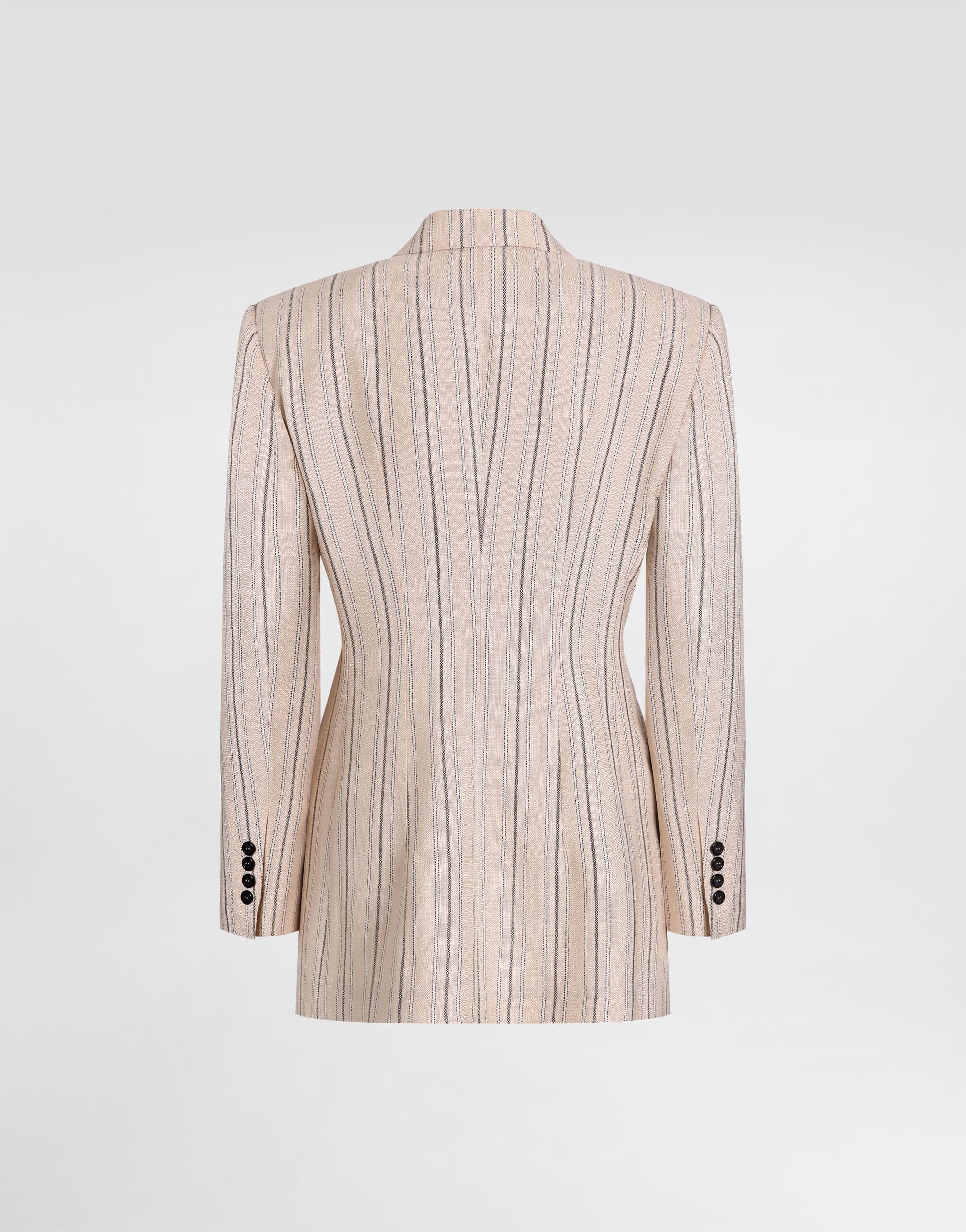 Regimental Pinstripe Single-Breasted Jacket - alternate view