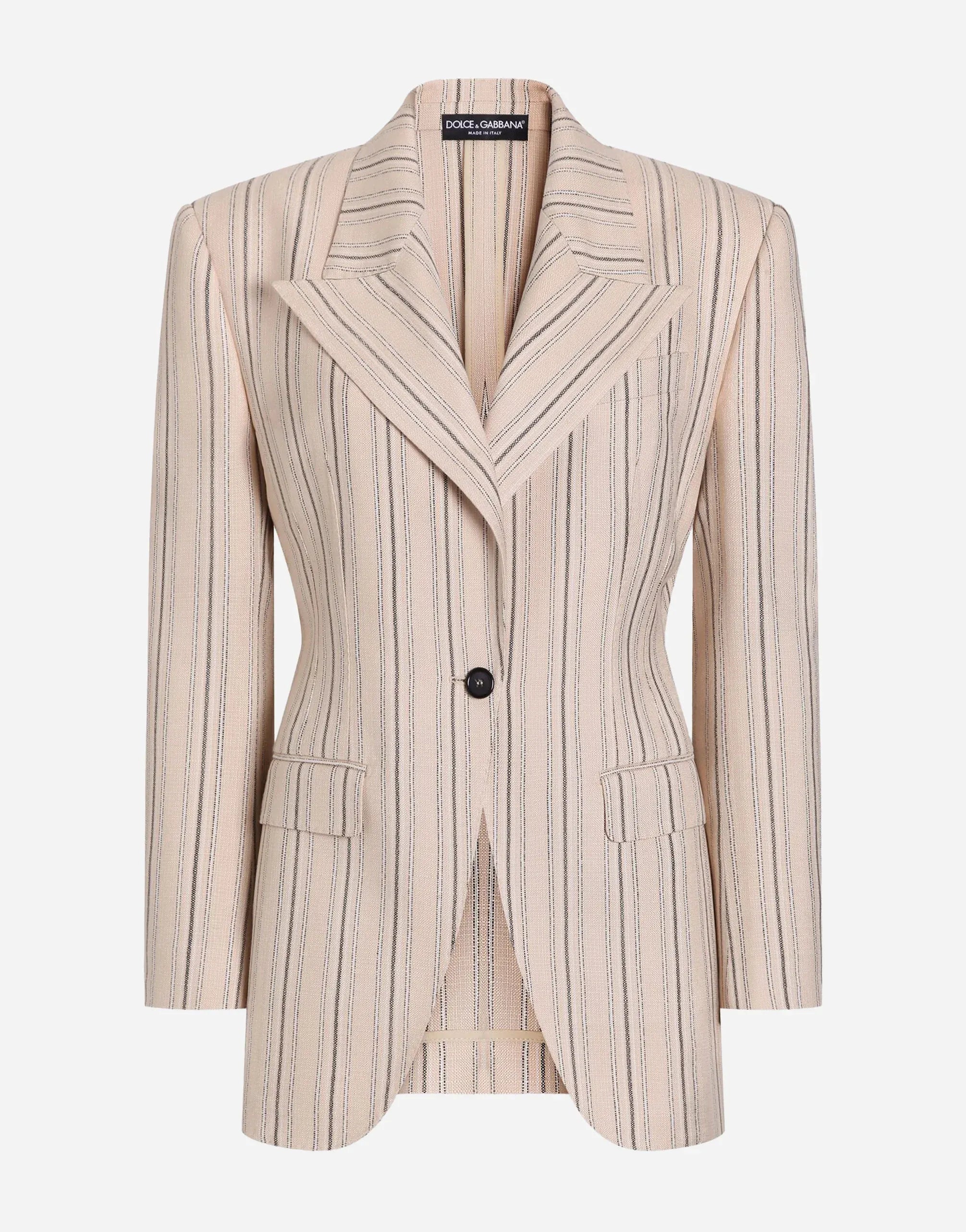 Dolce & Gabbana Regimental Pinstripe Single-Breasted Jacket
