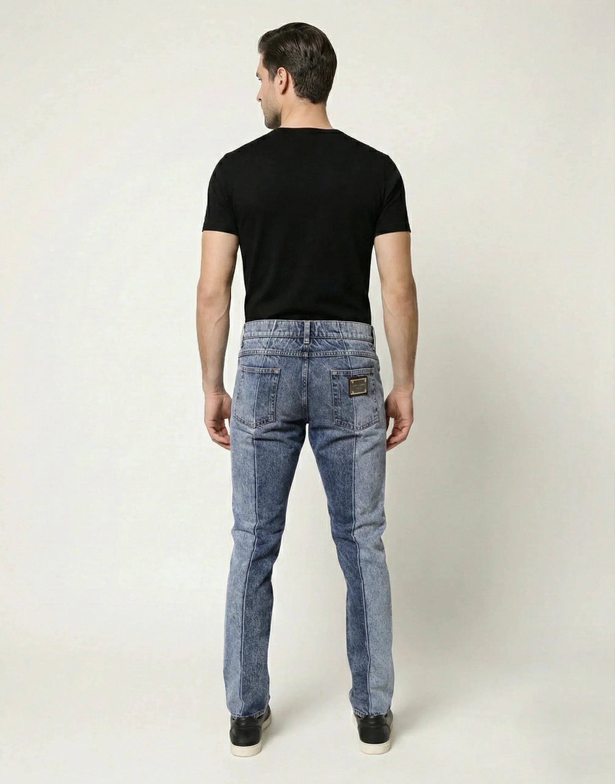 Dolce & Gabbana Regular-Fit Blue Denim Jeans