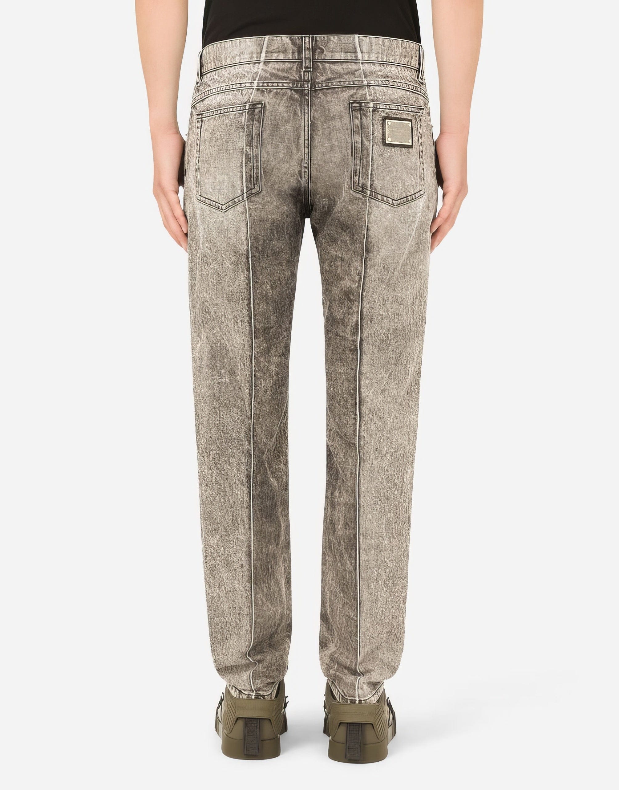Dolce & Gabbana Regular-Fit Patchwork Jeans