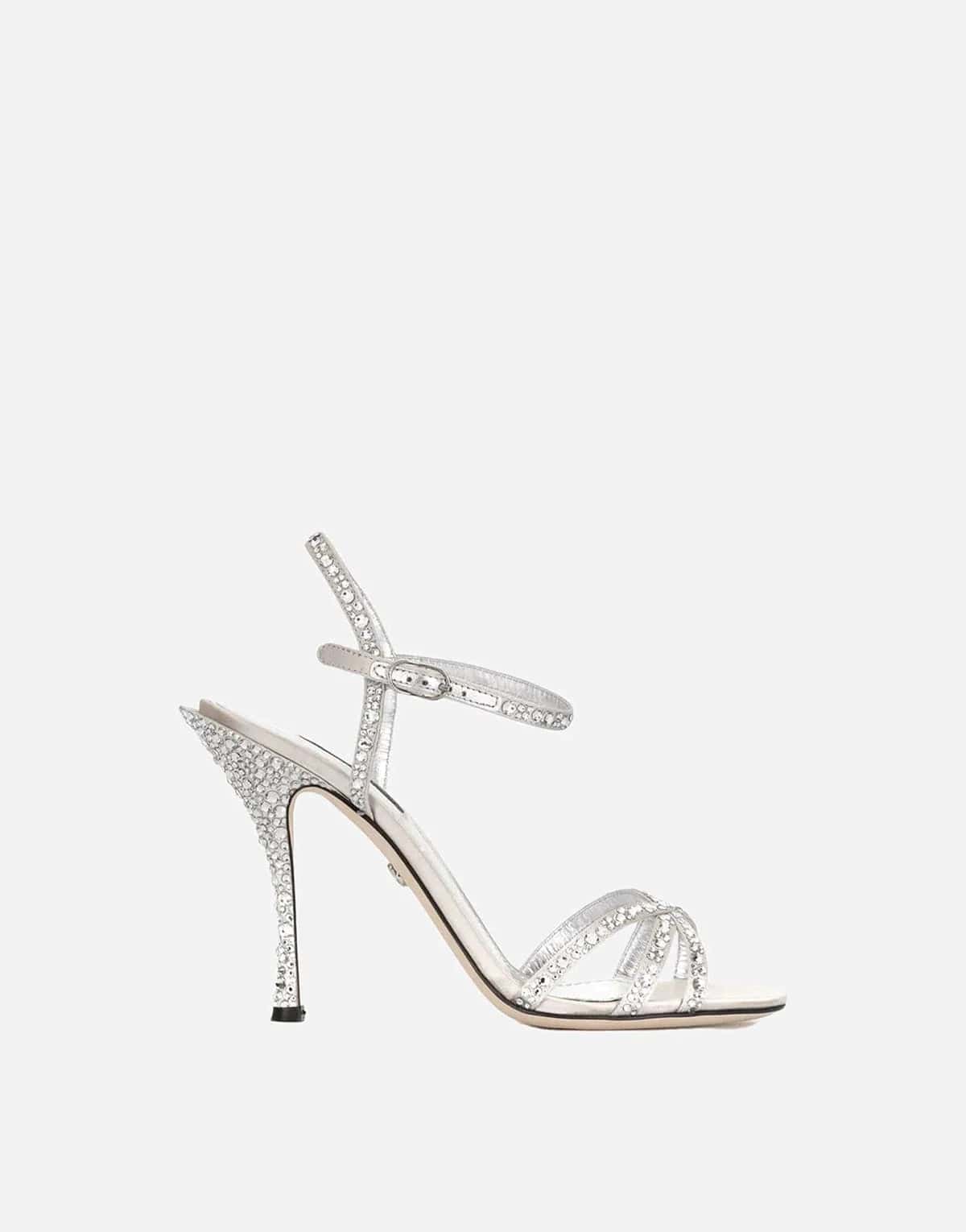 Dolce & Gabbana Sandals With Rhinestone-Embellishments