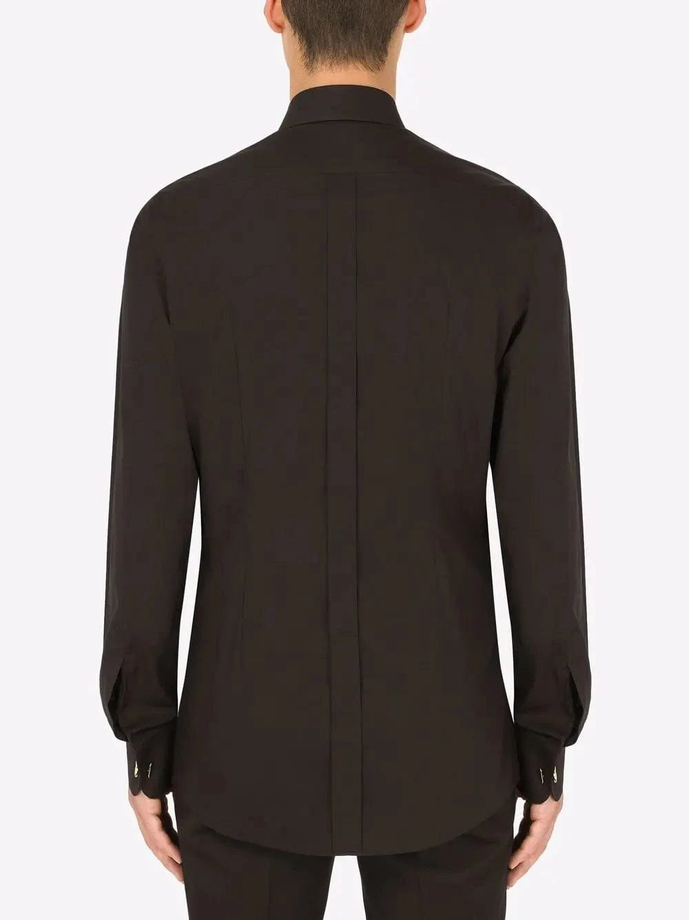 Dolce & Gabbana Rhinestone-Embellished Tuxedo Shirt