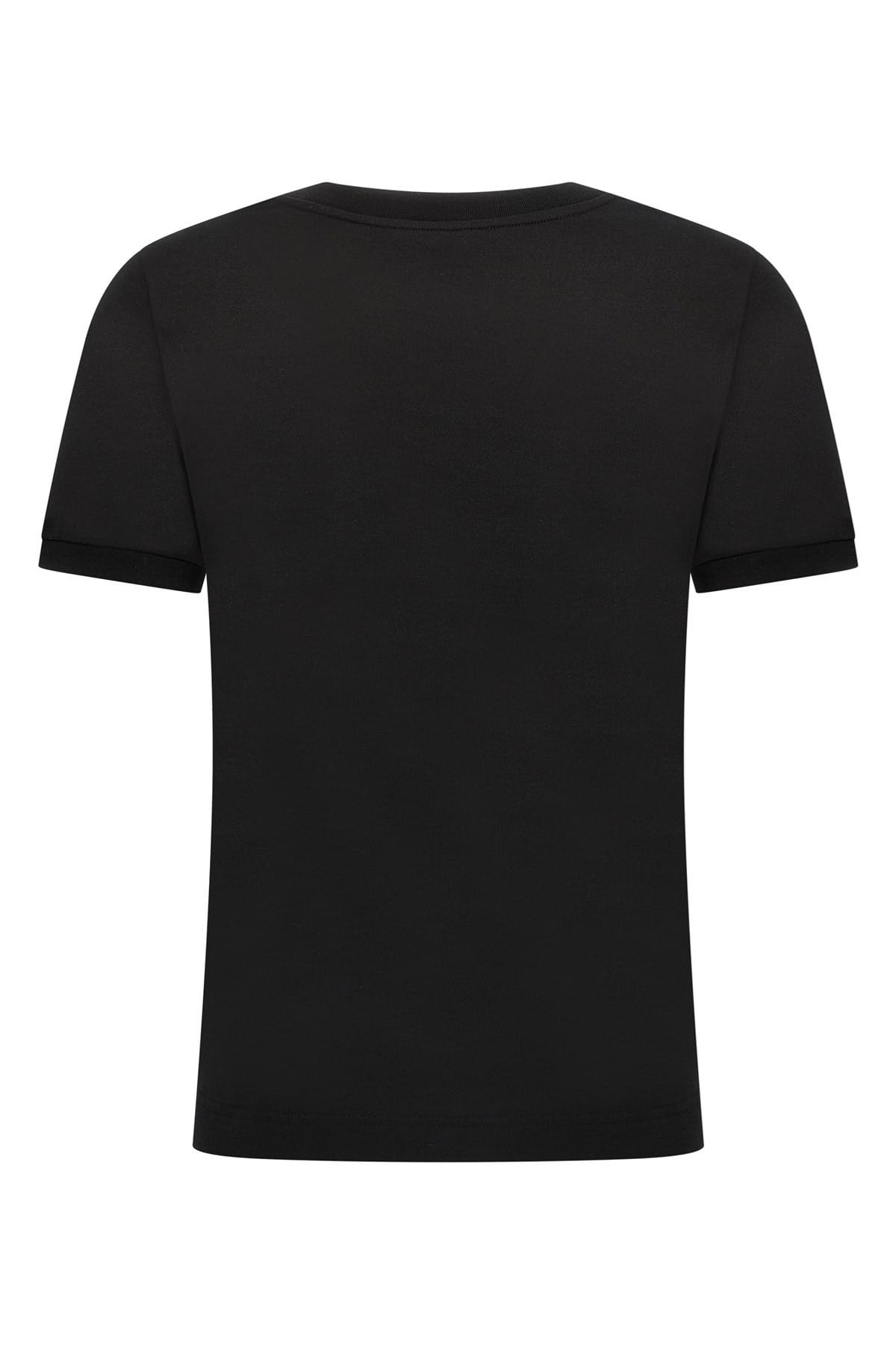 Dolce & Gabbana Dolce & Gabbana Rhinestone Logo T-Shirt