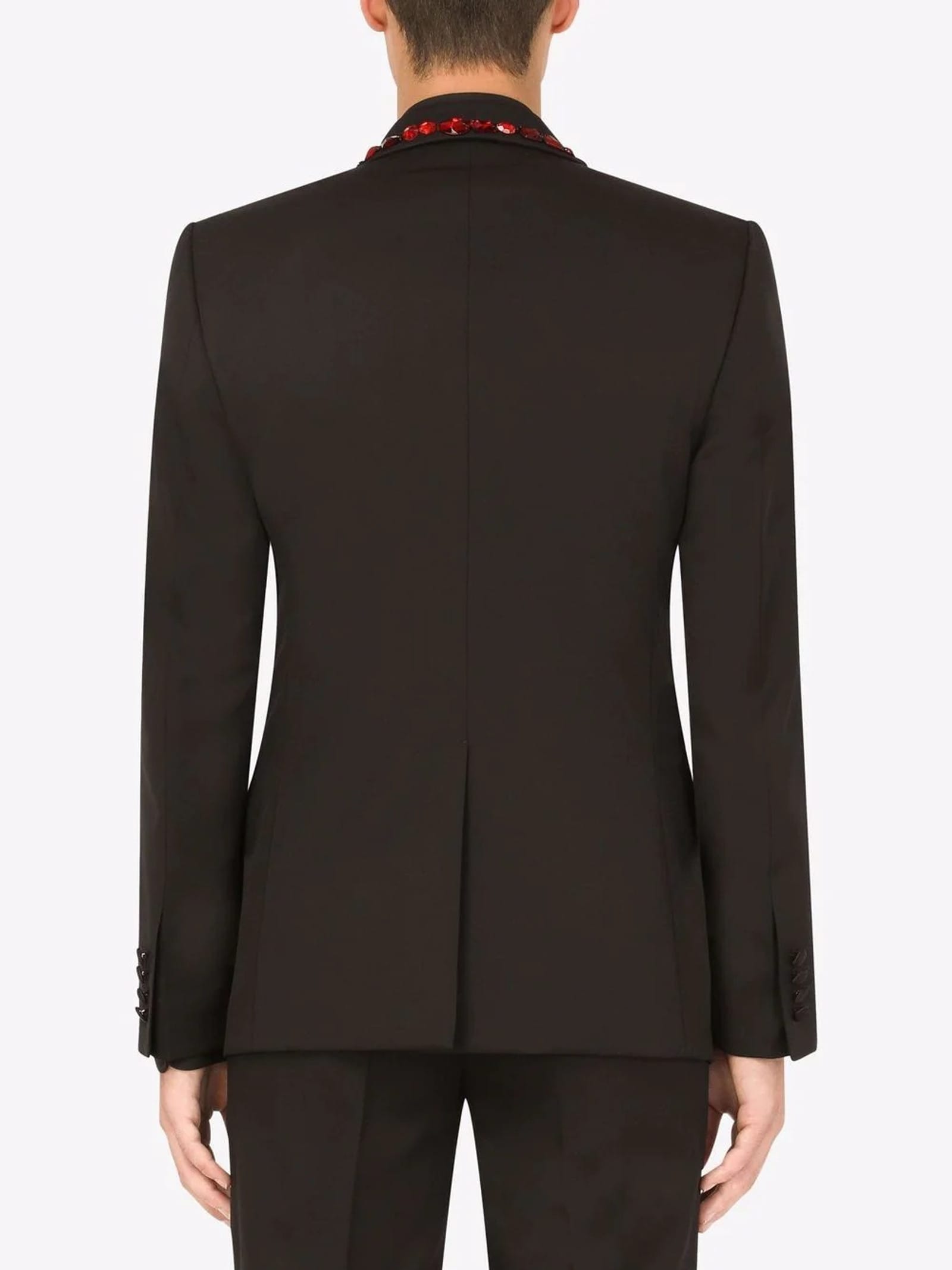 Dolce & Gabbana Dolce & Gabbana Rhinestones-Embellished Sicilia-fit Blazer