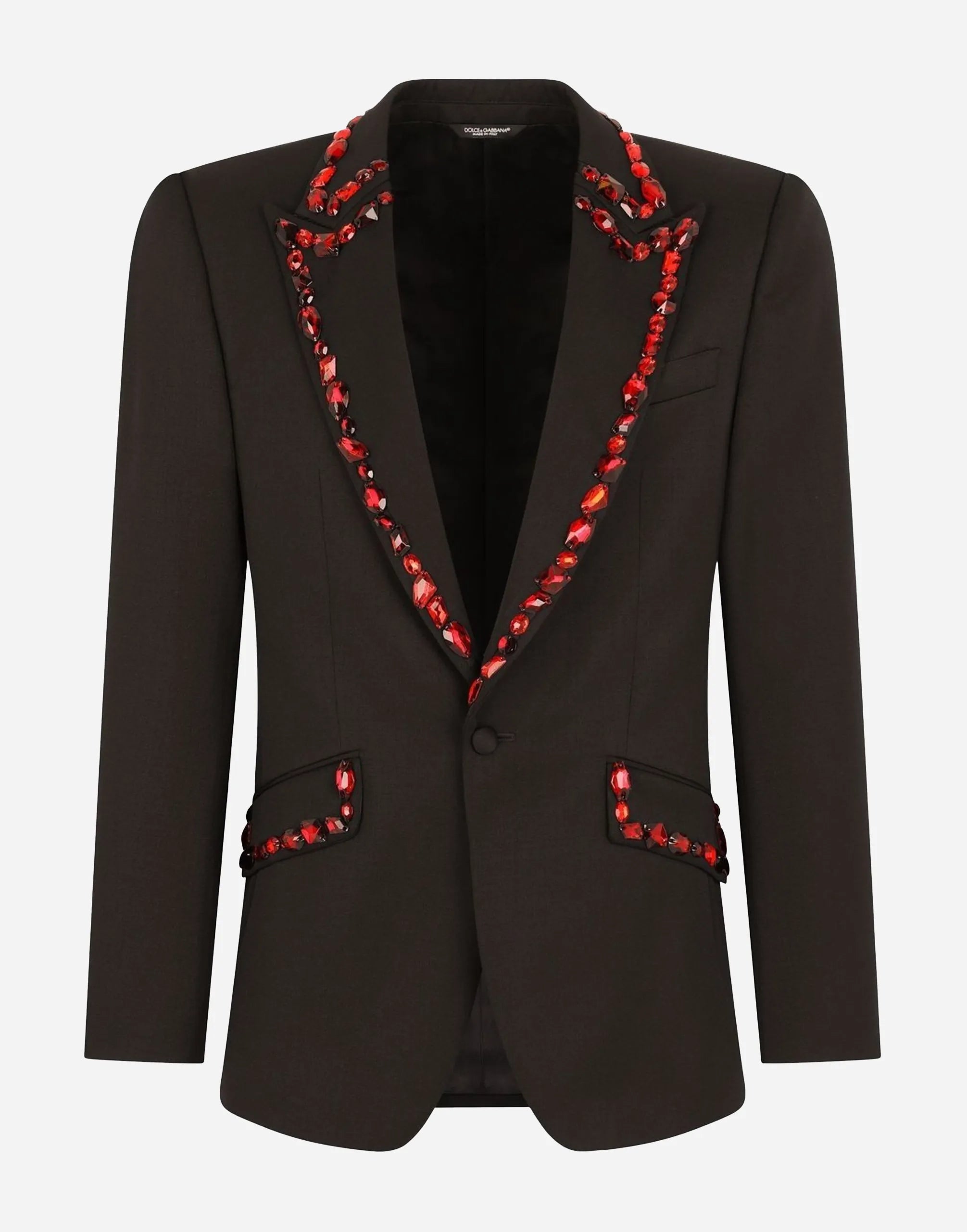 Dolce & Gabbana Dolce & Gabbana Rhinestones-Embellished Sicilia-fit Blazer