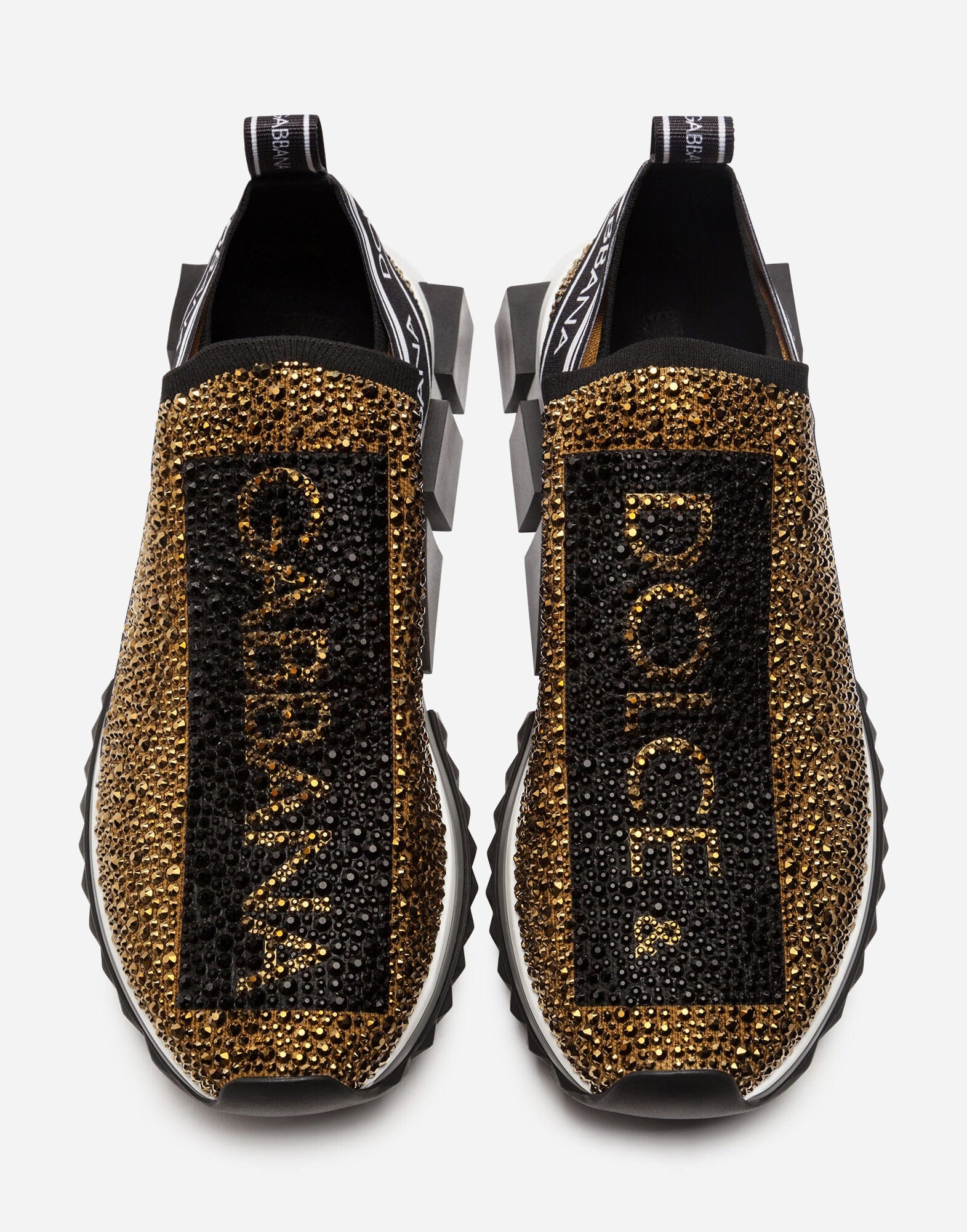 Dolce & Gabbana Rhinestones Embellished Sorrento Sneakers