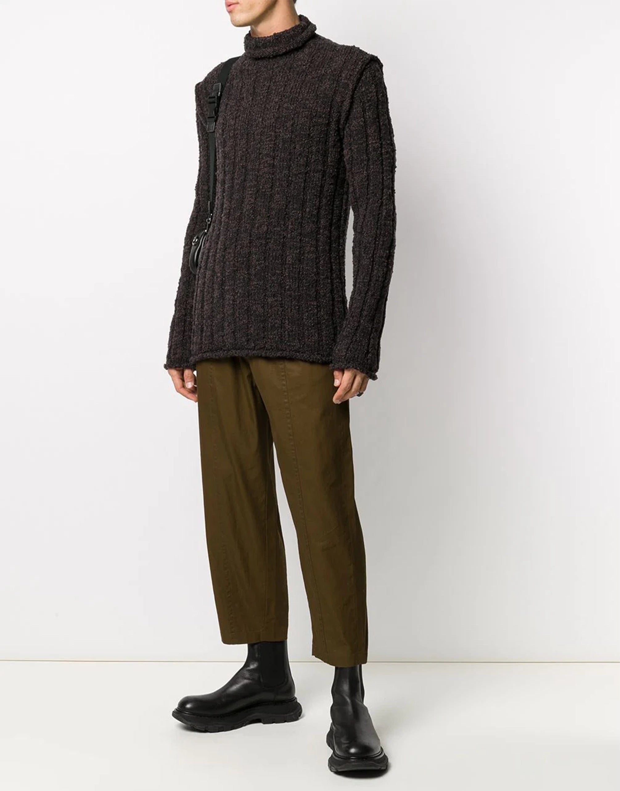 Dolce & Gabbana Ribbed Roll Neck Sweater