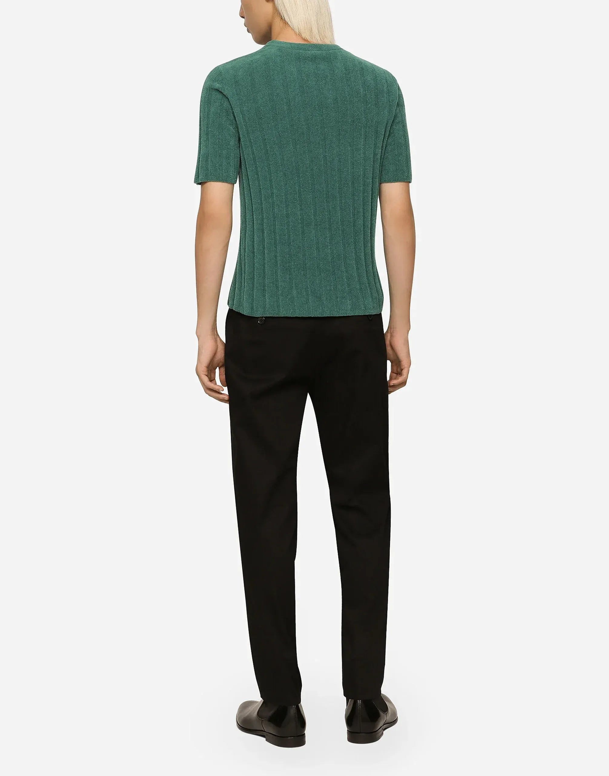 Dolce & Gabbana Ribbed Round-Neck Sweater