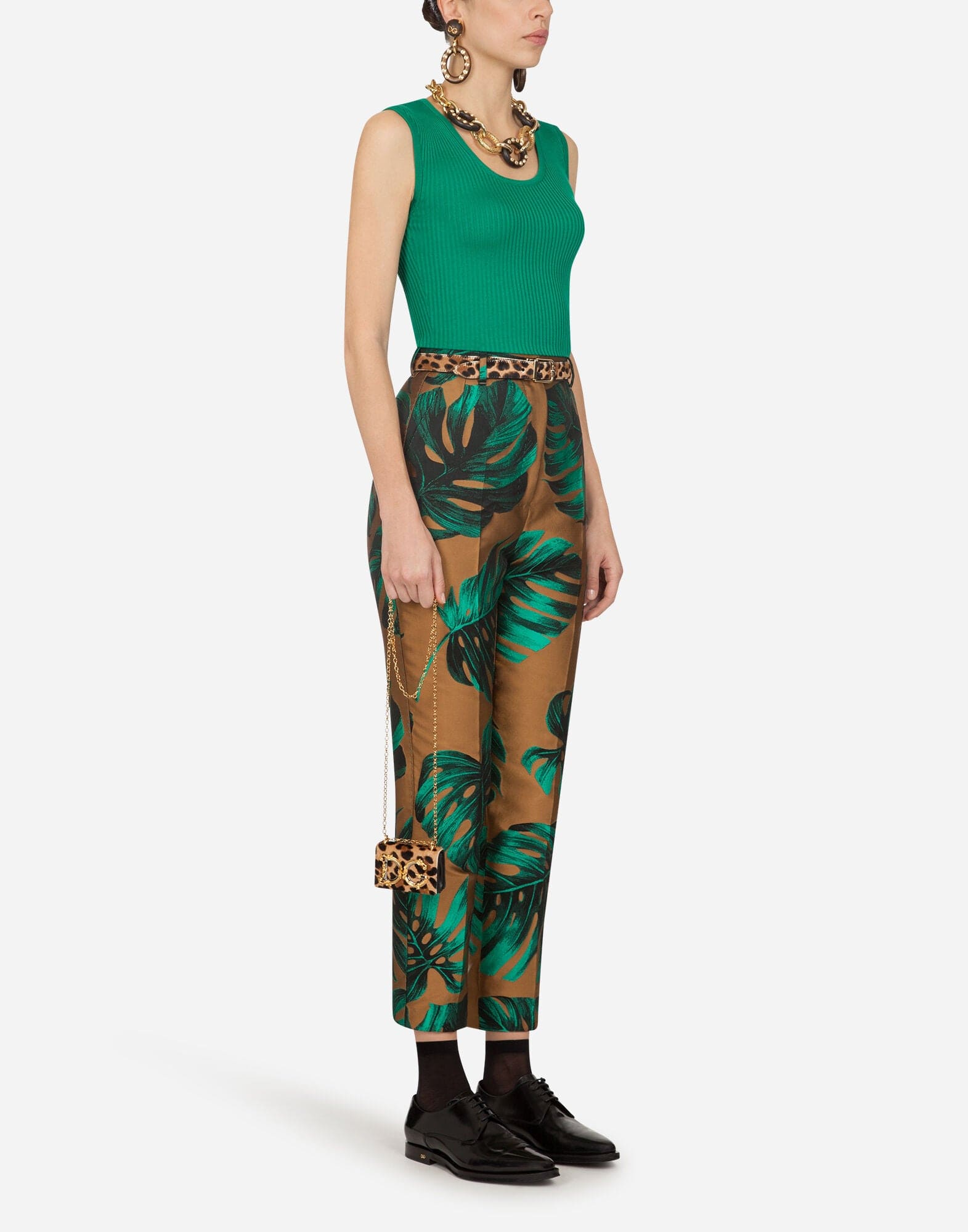 Dolce & Gabbana Ribbed Silk Sleeveless Sweater