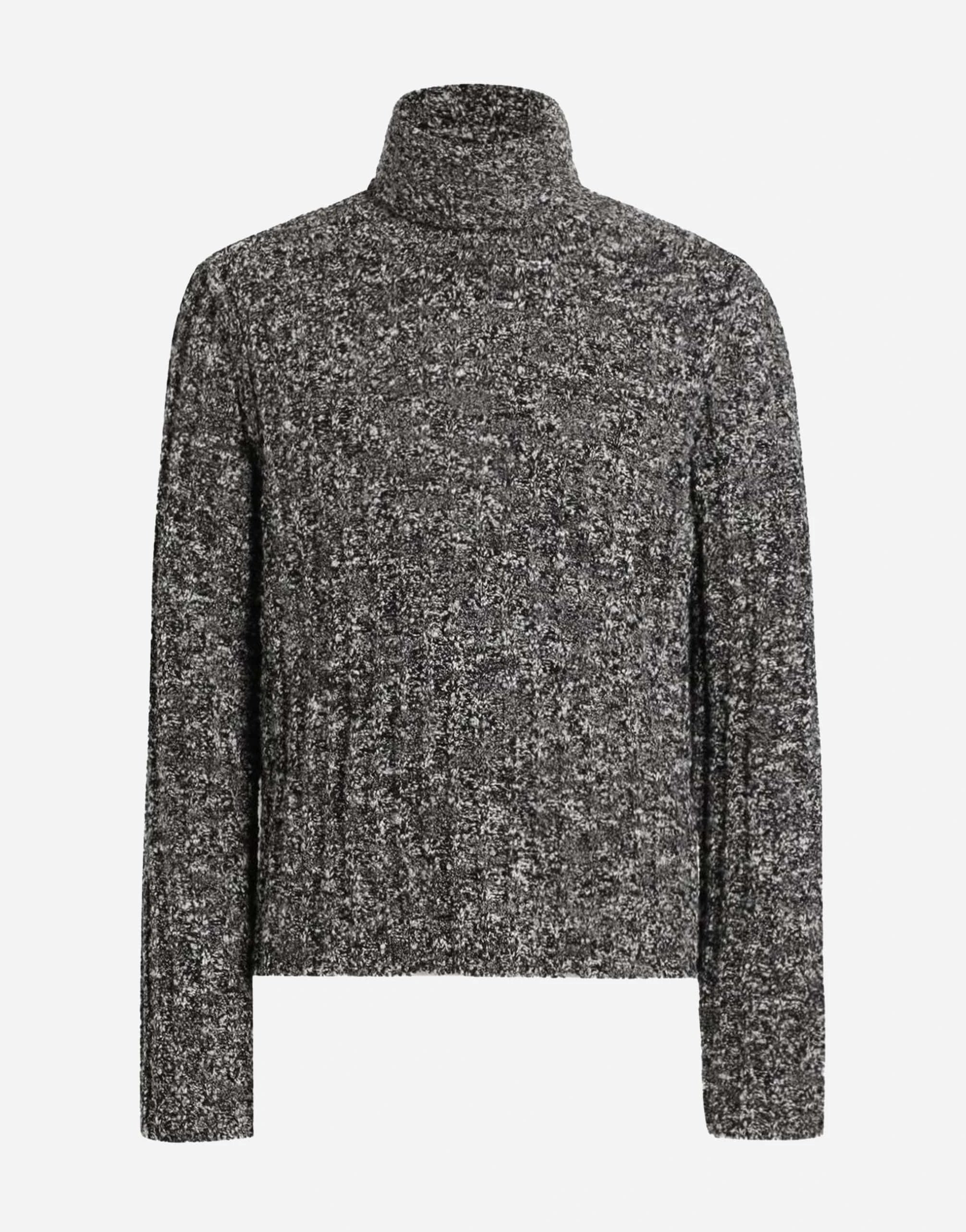 Dolce & Gabbana Roll-Neck Speckled Sweater