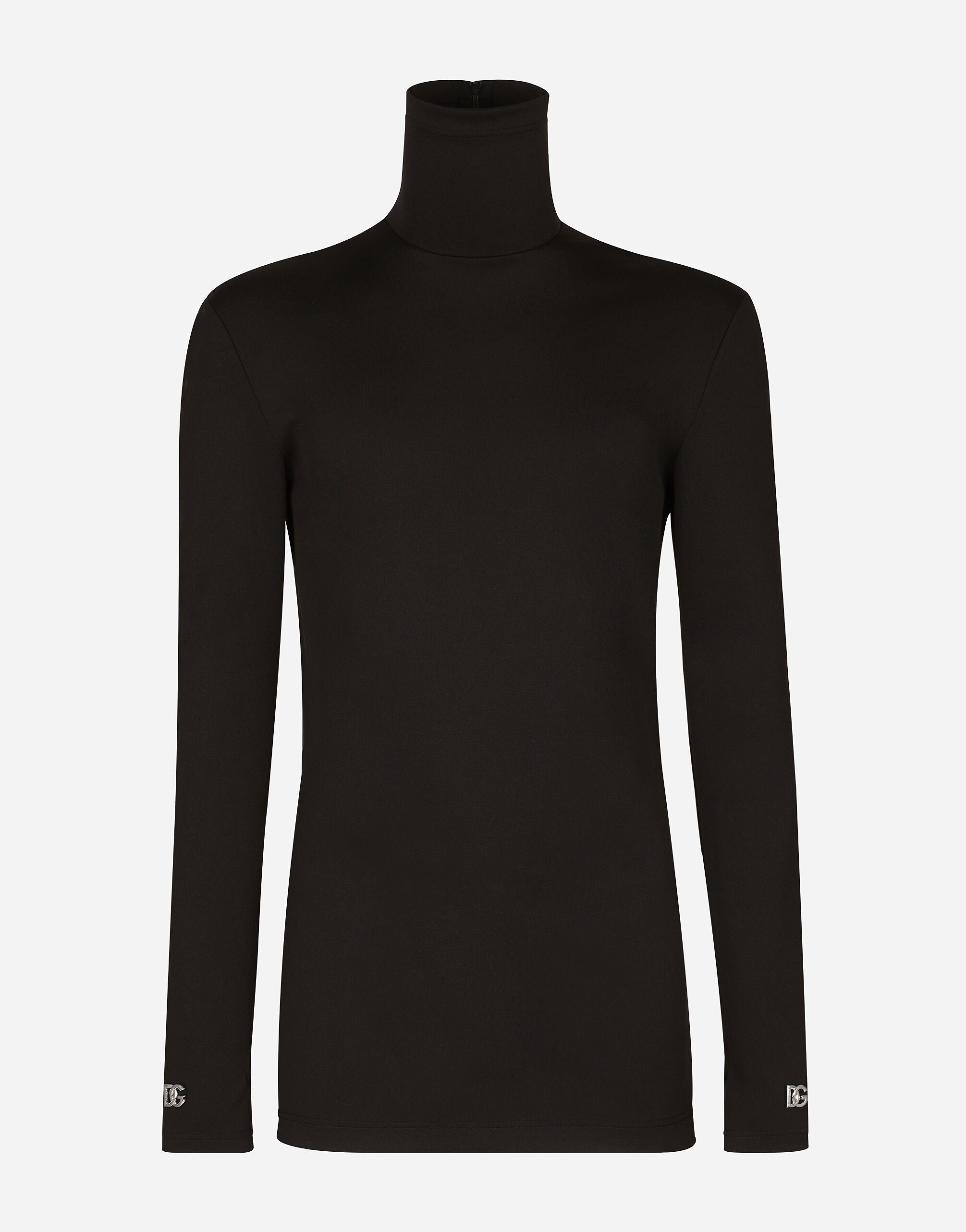 Dolce & Gabbana Roll-Neck Stretch-Knit Sweatshirt