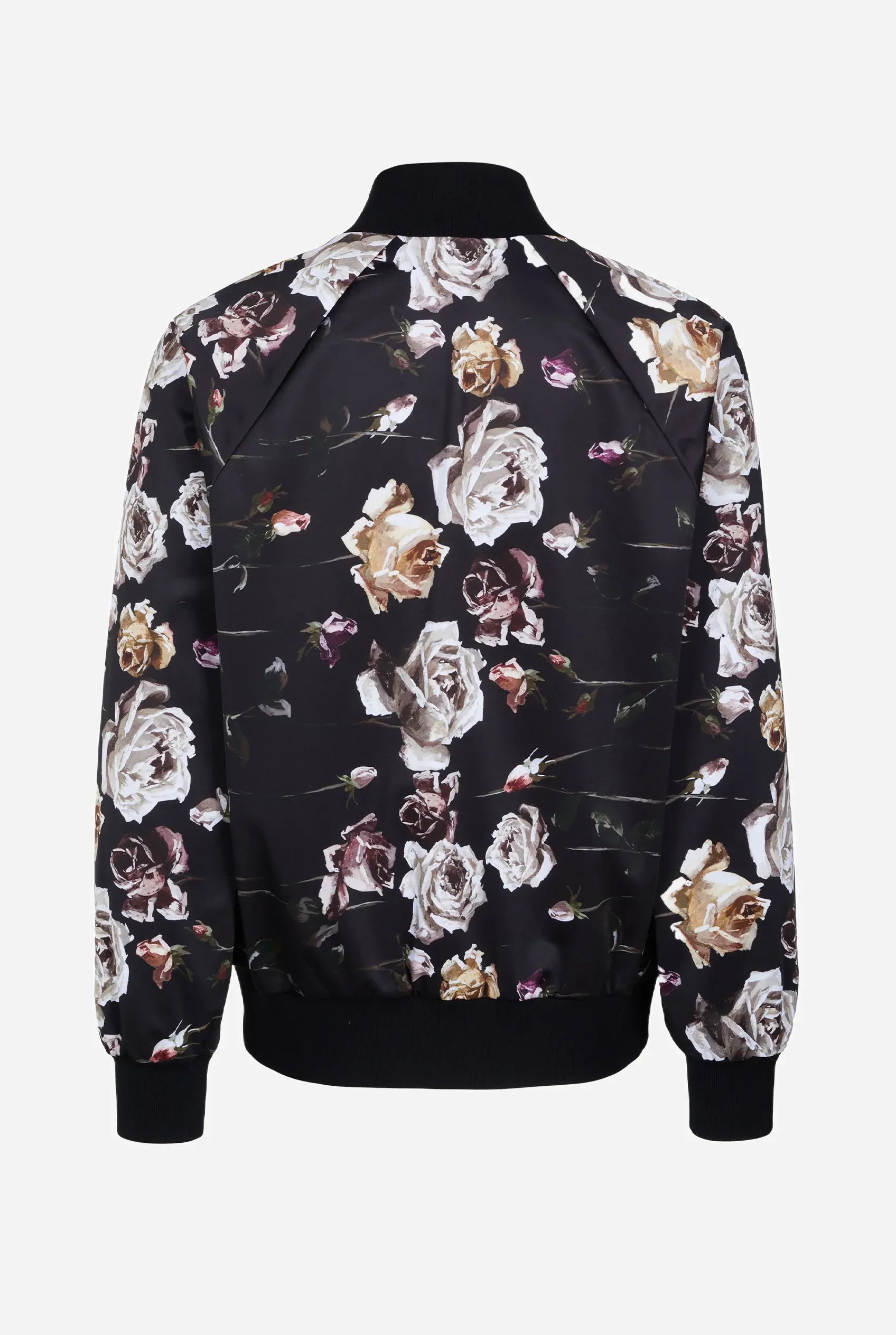 Dolce & Gabbana 玫瑰图案棒球夹克