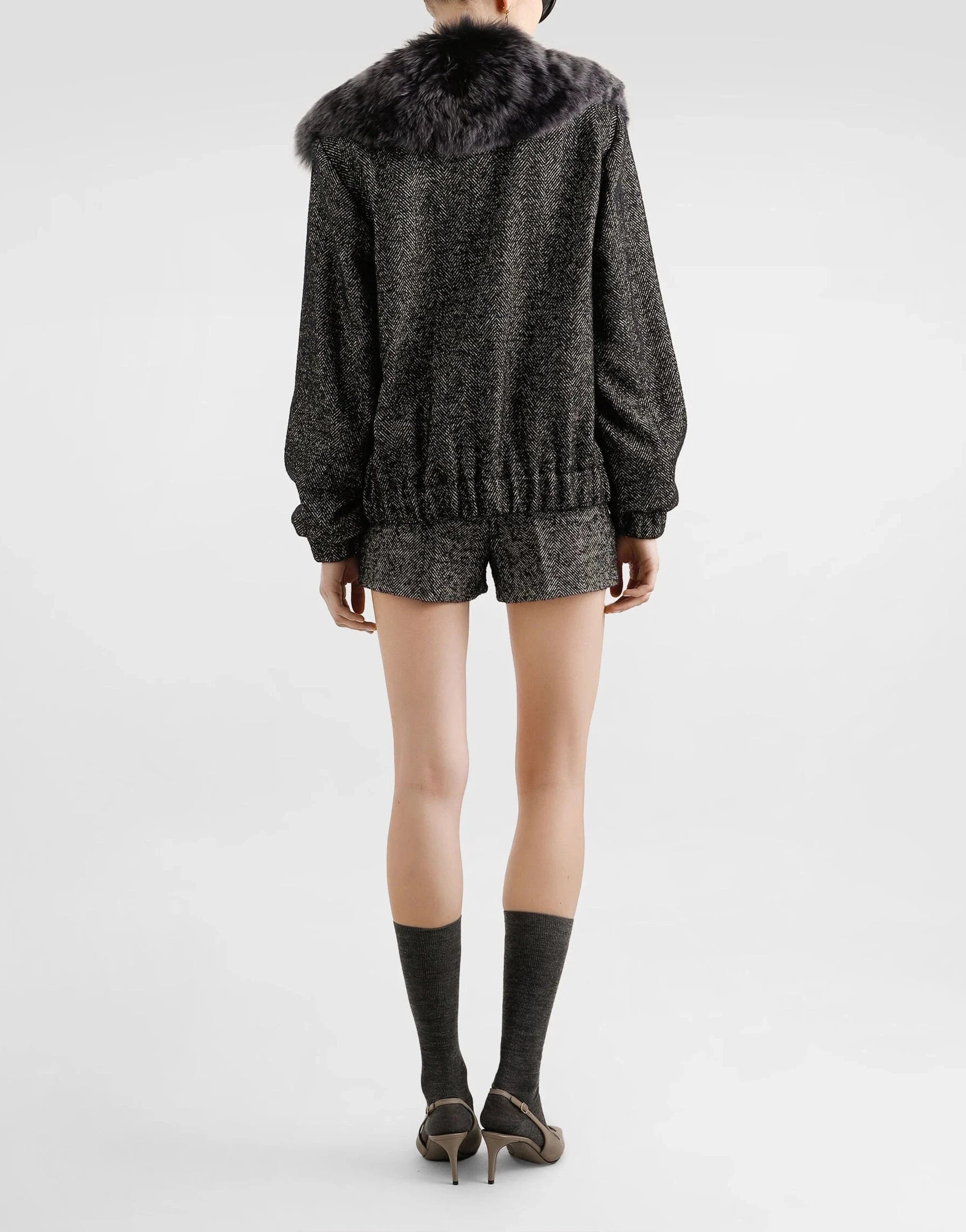 Dolce & Gabbana Rose-Print Chiffon Shirt