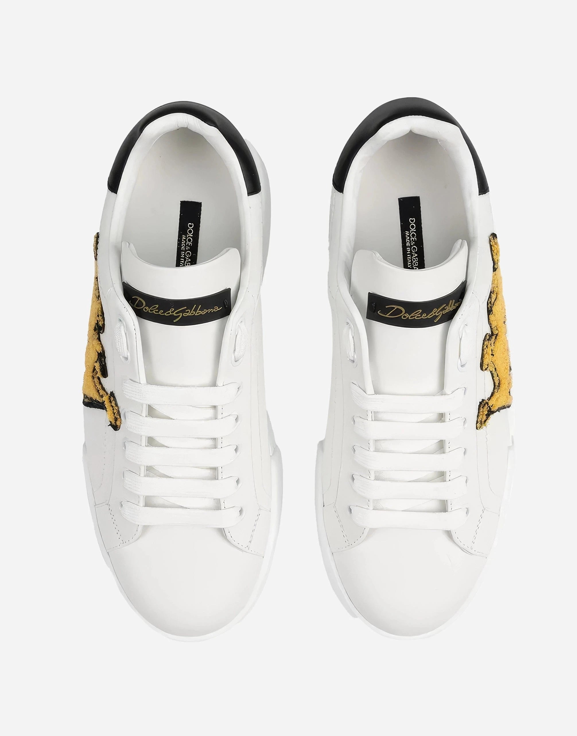Dolce & Gabbana Royal Crown-Patch Portofino Sneakers