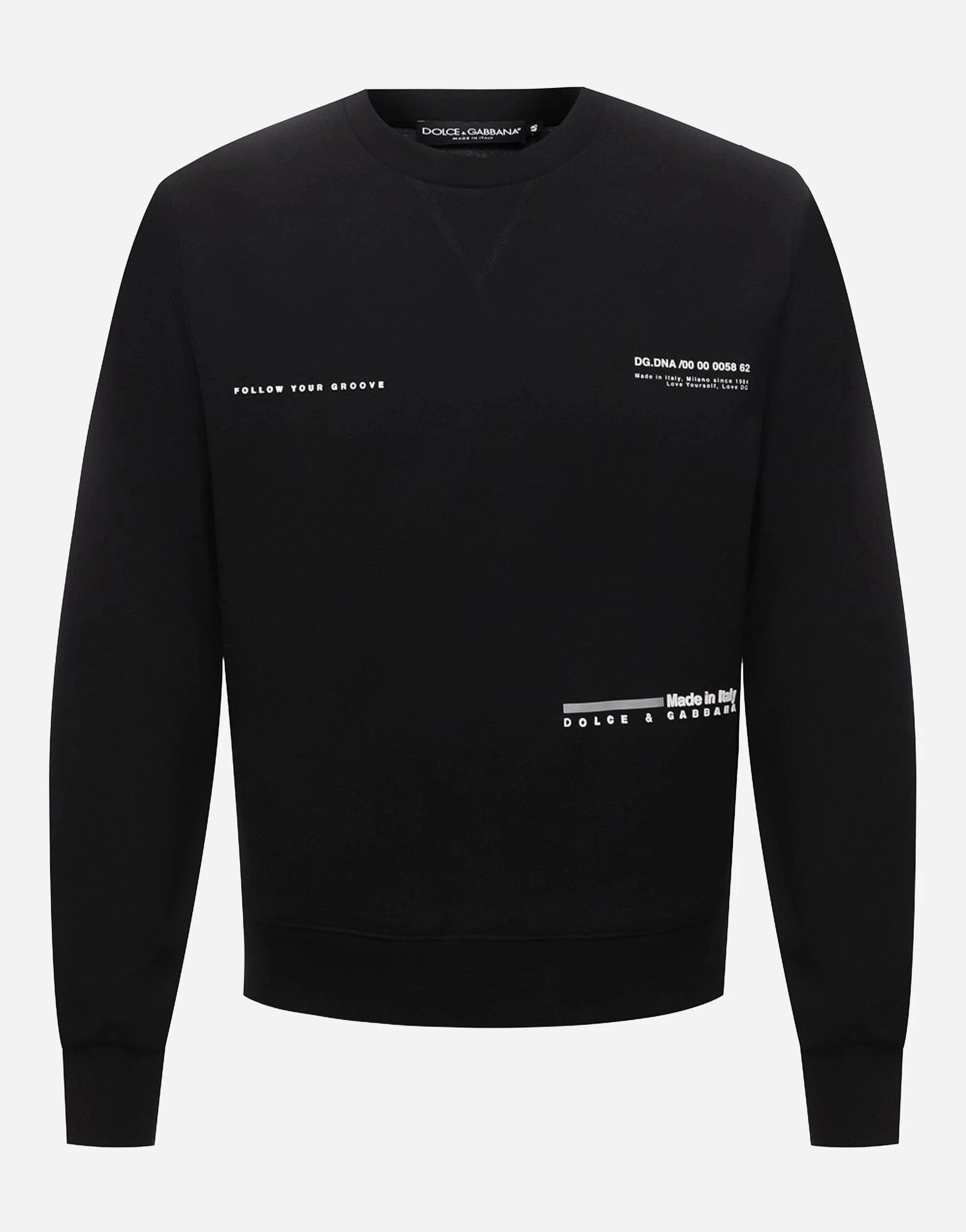 Dolce & Gabbana Rubberised Logo Sweatshirt