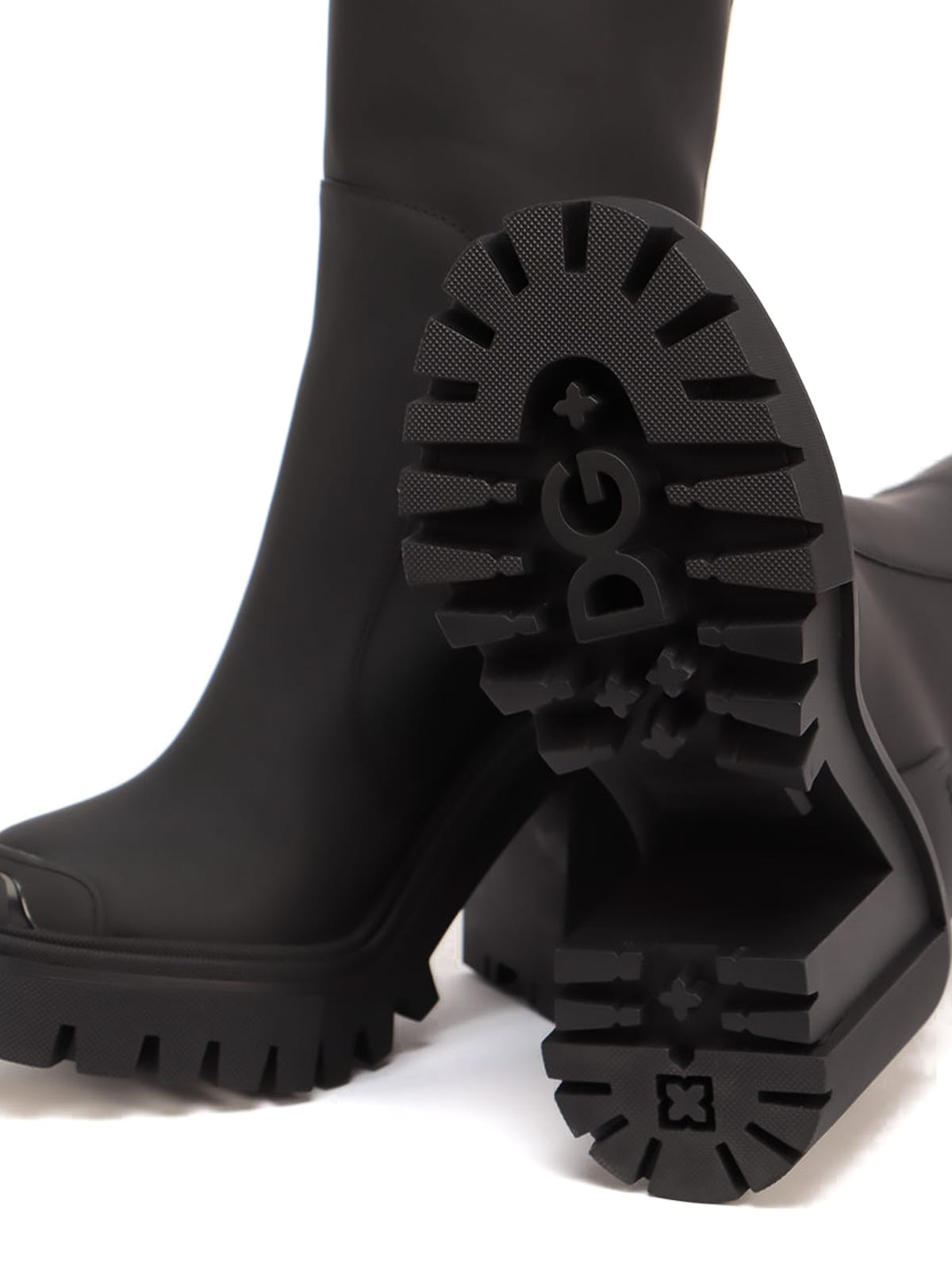Dolce & Gabbana Rubberized Hi-Trekking Boots